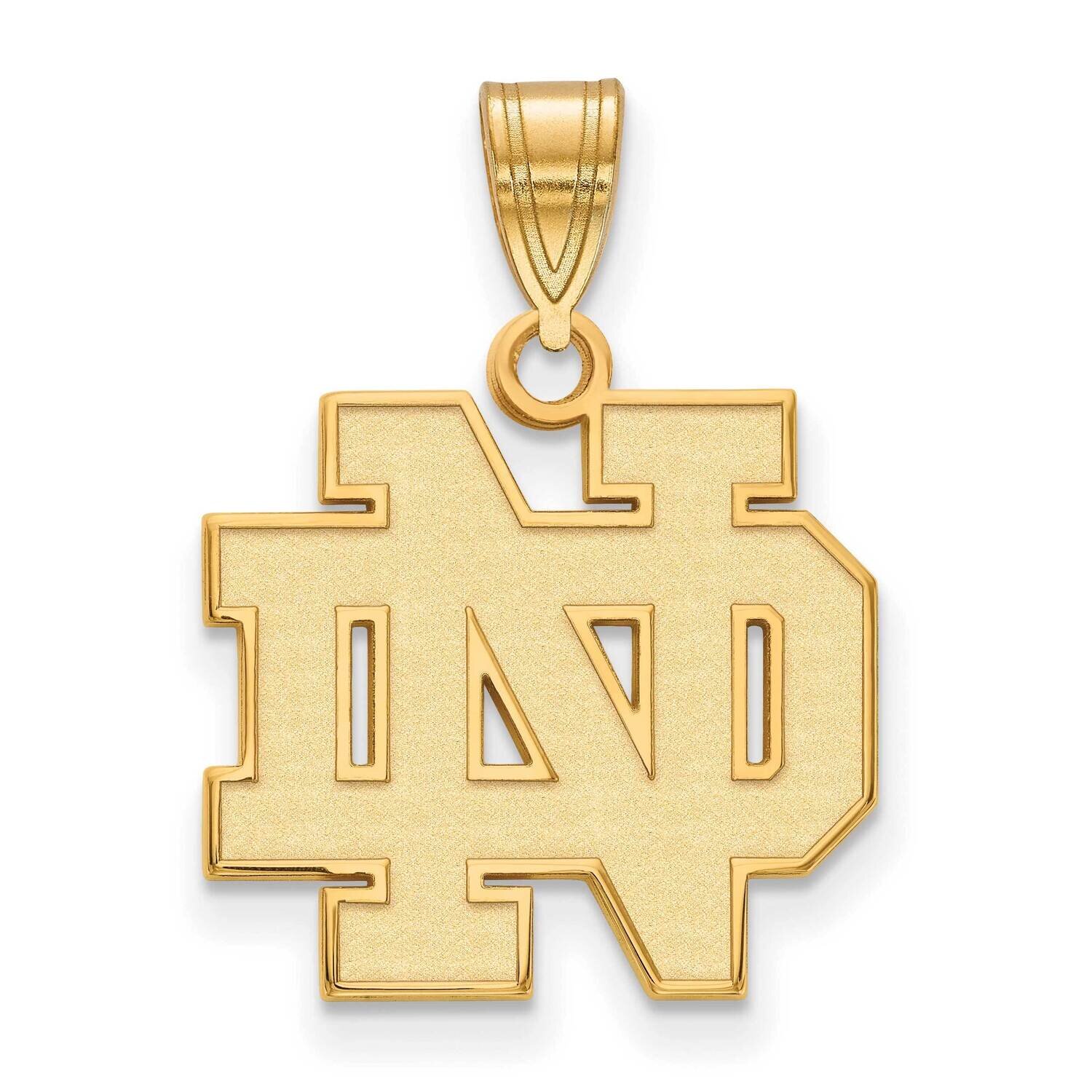University of Notre Dame Medium Pendant 14k Yellow Gold 4Y003UND, MPN: 4Y003UND, 191101129797