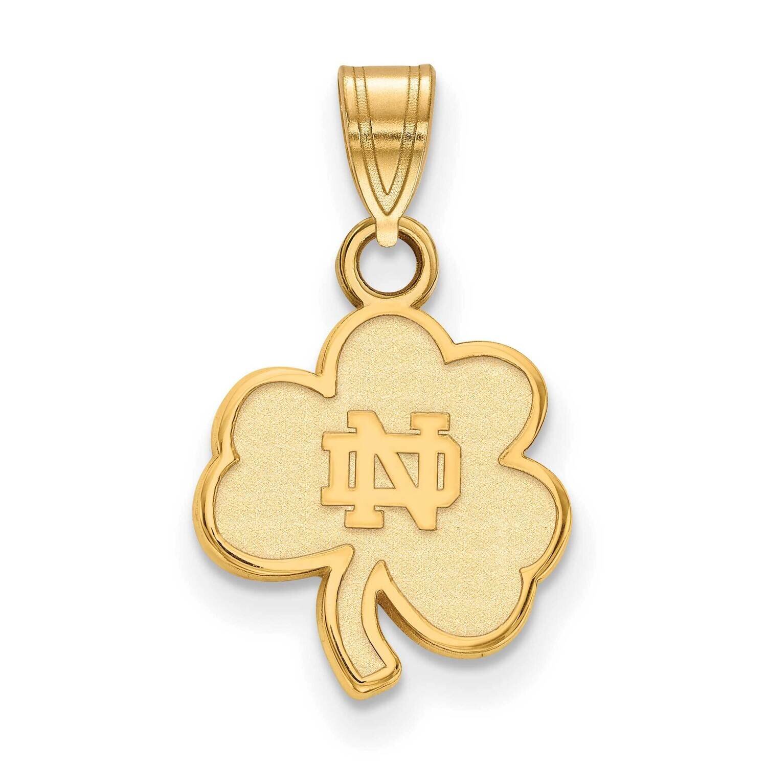 University of Notre Dame Small Pendant 14k Yellow Gold 4Y061UND