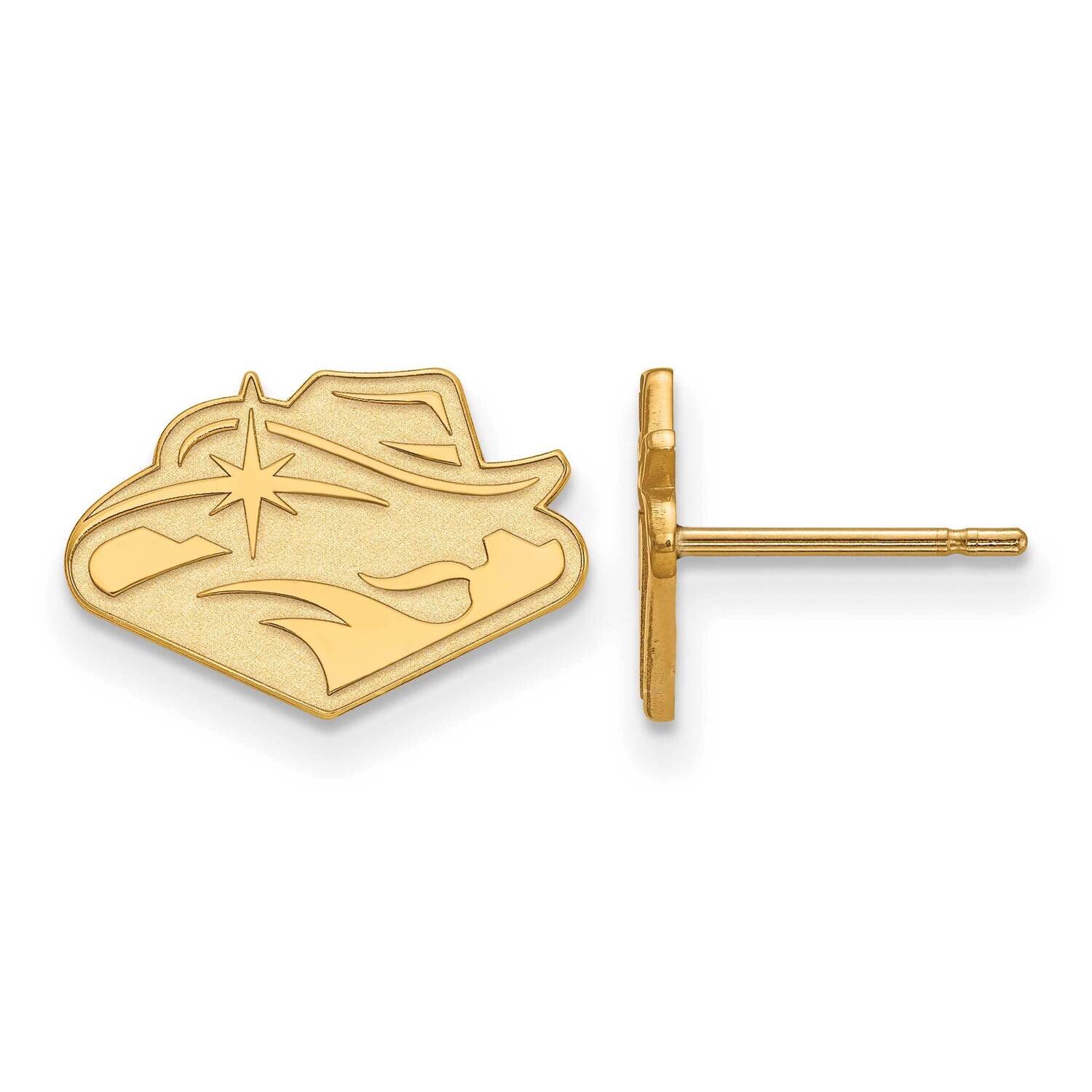 LA University of Nevada-Las Vegas Extra Small Post Earring Gold-Plated on Sterling Silver GP015UNL,…