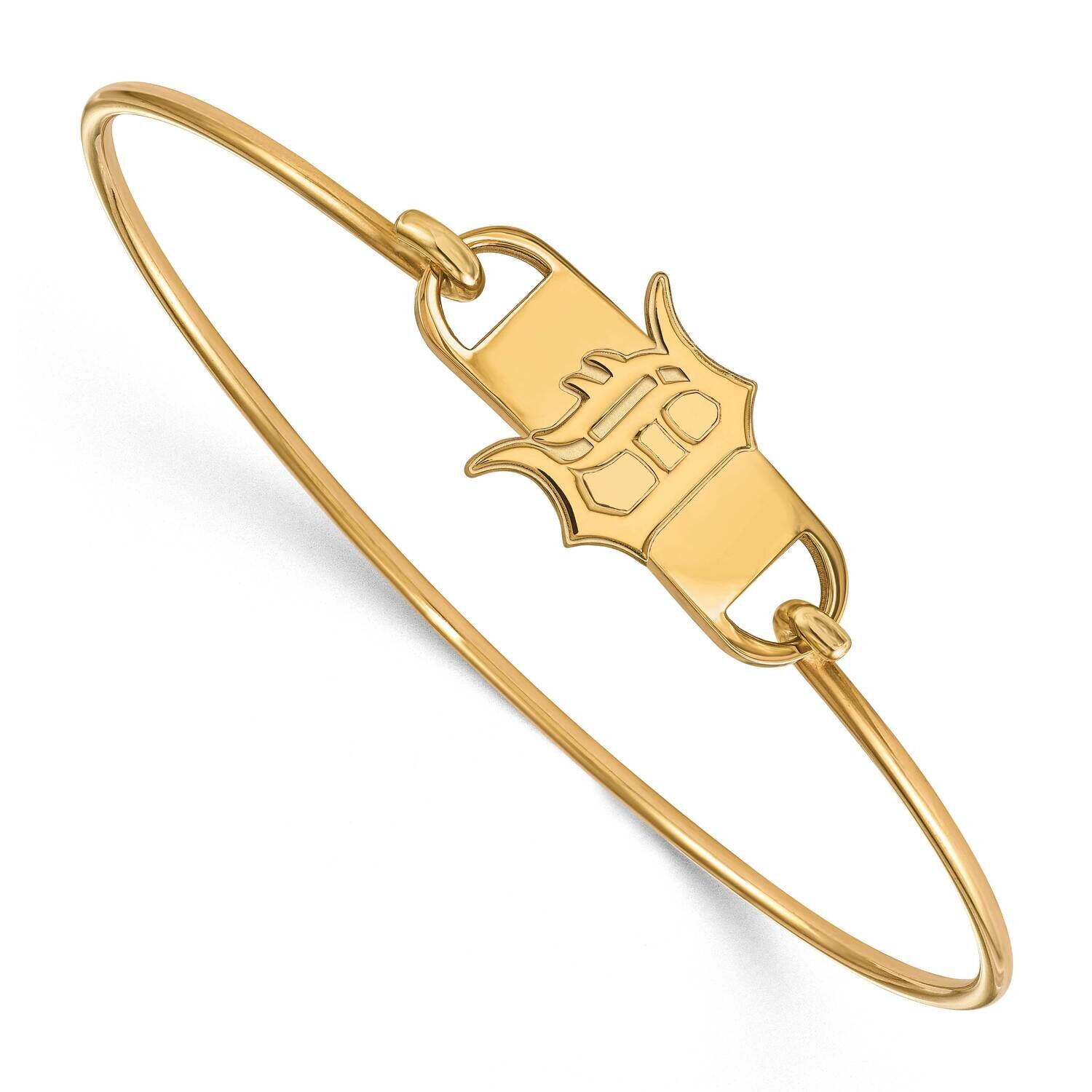 MLB Detroit Tigers Small Center Wire Bangle Gold-Plated on Sterling Silver GP022TIG-7, MPN: GP022TI…