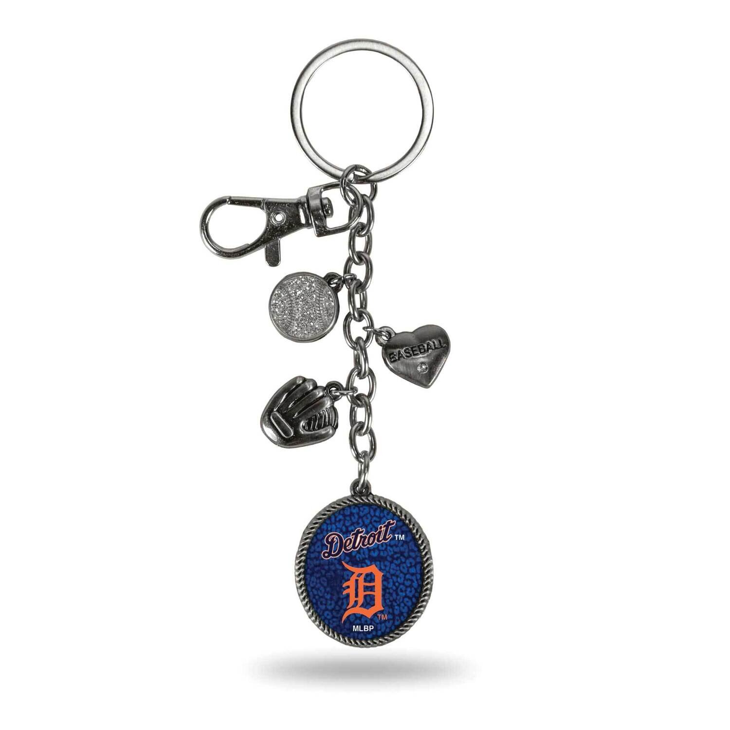 MLB Detroit Tigers Sparo Charm Key Ring GC6896