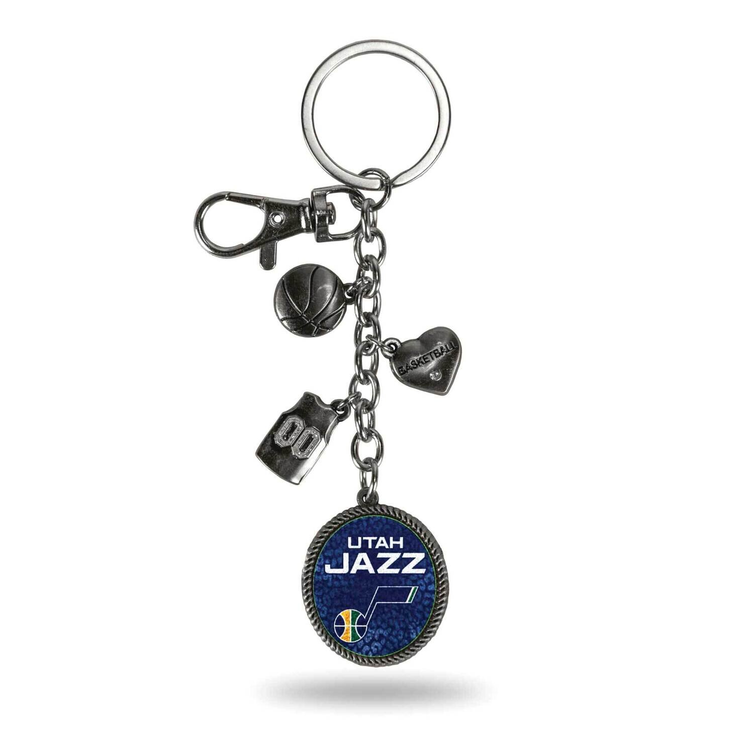 NBA Utah Jazz Sparo Charm Key Ring GC6923