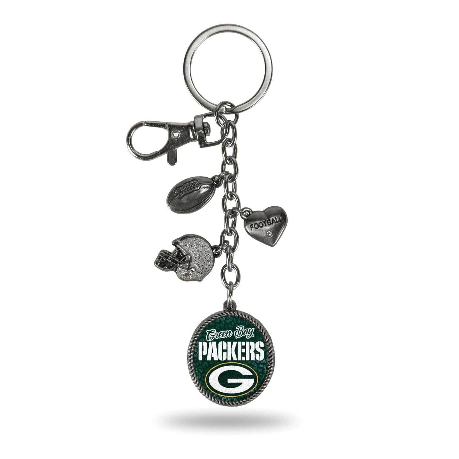 NFL Green Bay Packers Sparo Charm Key Ring GC6935