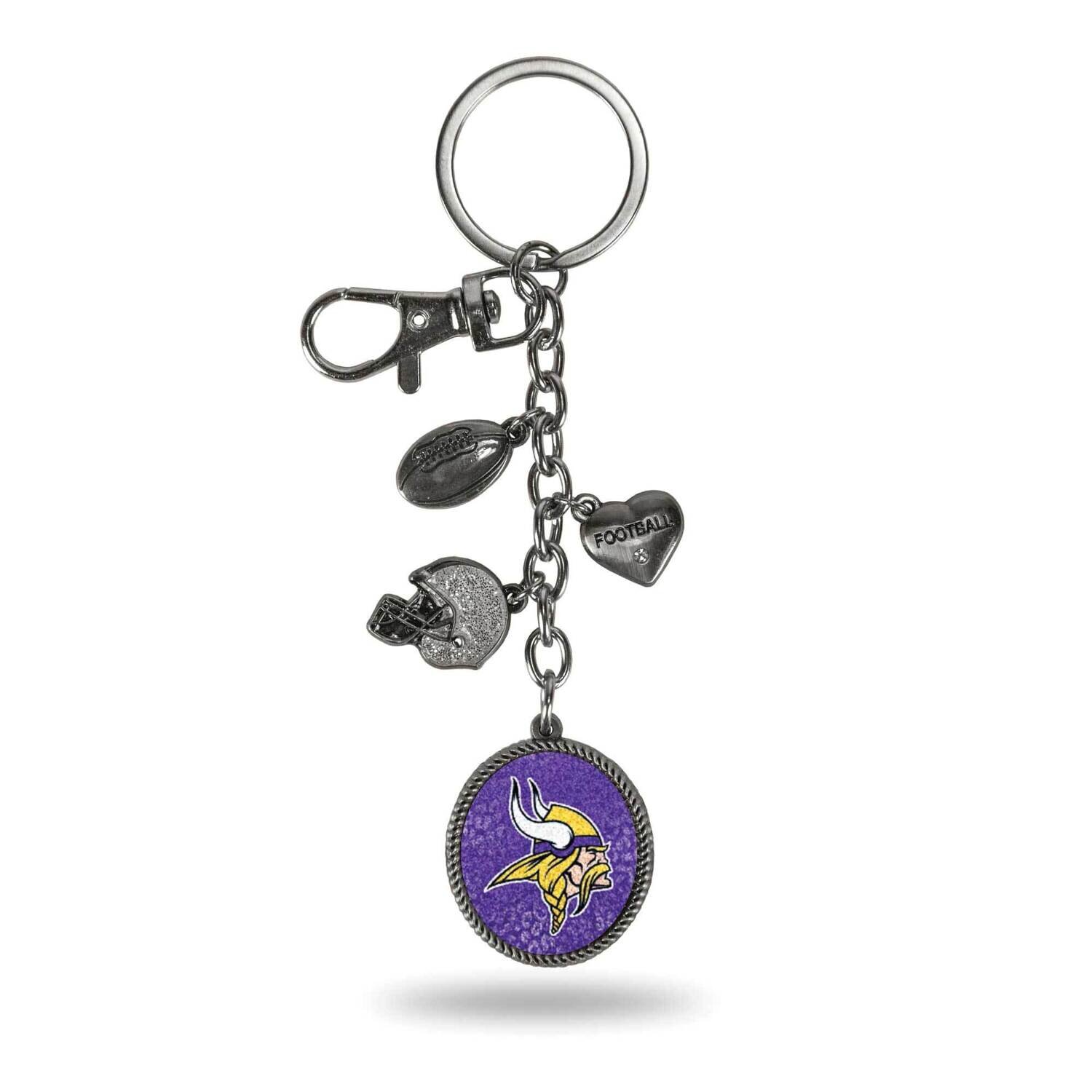 NFL Minnesota Vikings Sparo Charm Key Ring GC6943