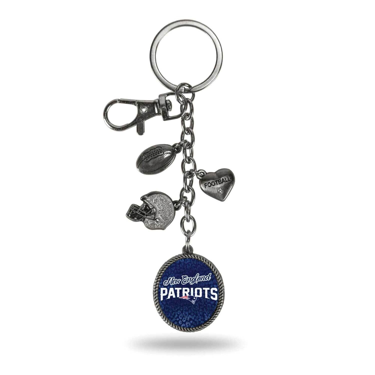 NFL New England Patriots Sparo Charm Key Ring GC6944, MPN: GC6944, 767345693426