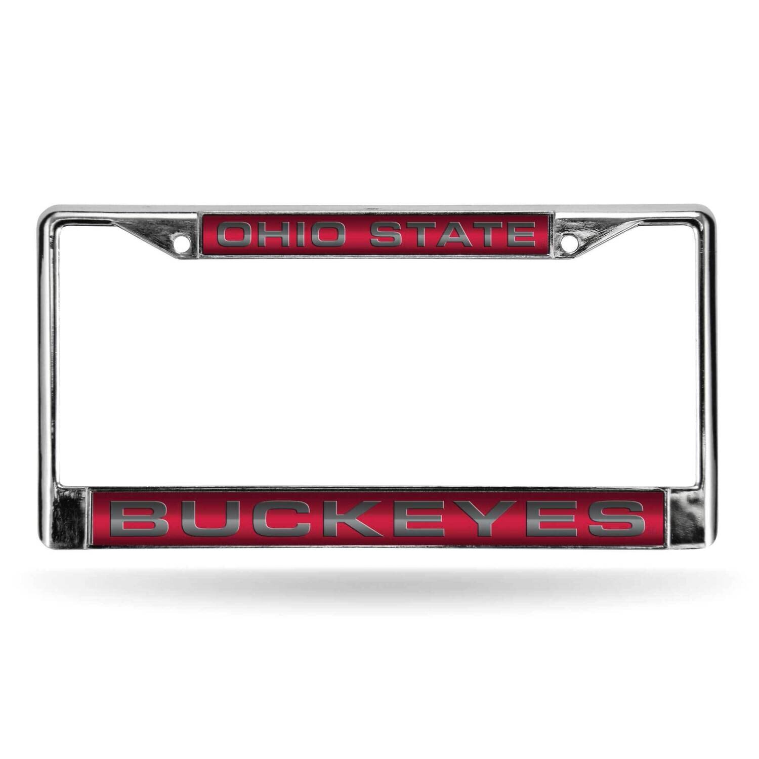 Collegiate Ohio State Red Laser Chrome Car License Plate Frame GC6977, MPN: GC6977, 94746404161