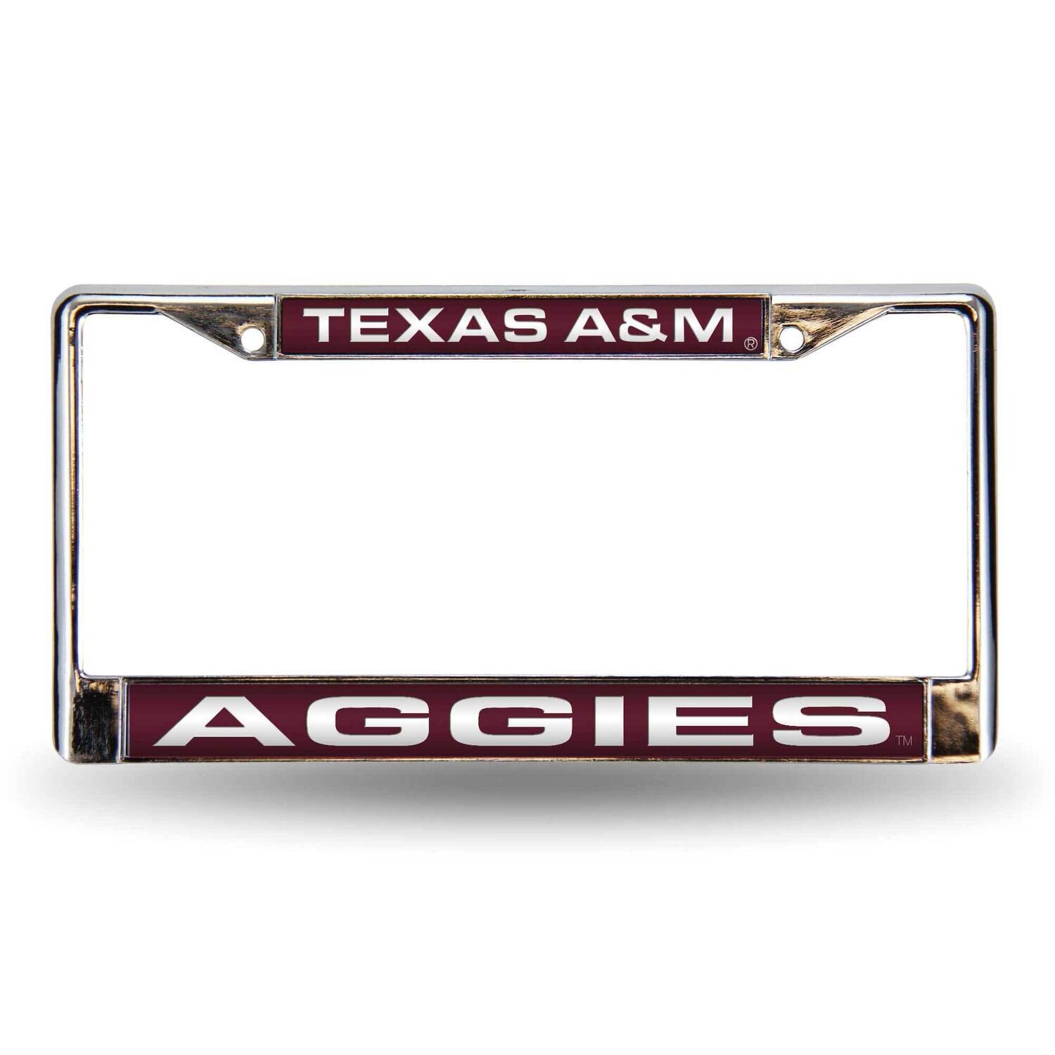 Collegiate Texas A&amp;M Red Laser Chrome Car License Plate Frame GC6983, MPN: GC6983, 94746404338