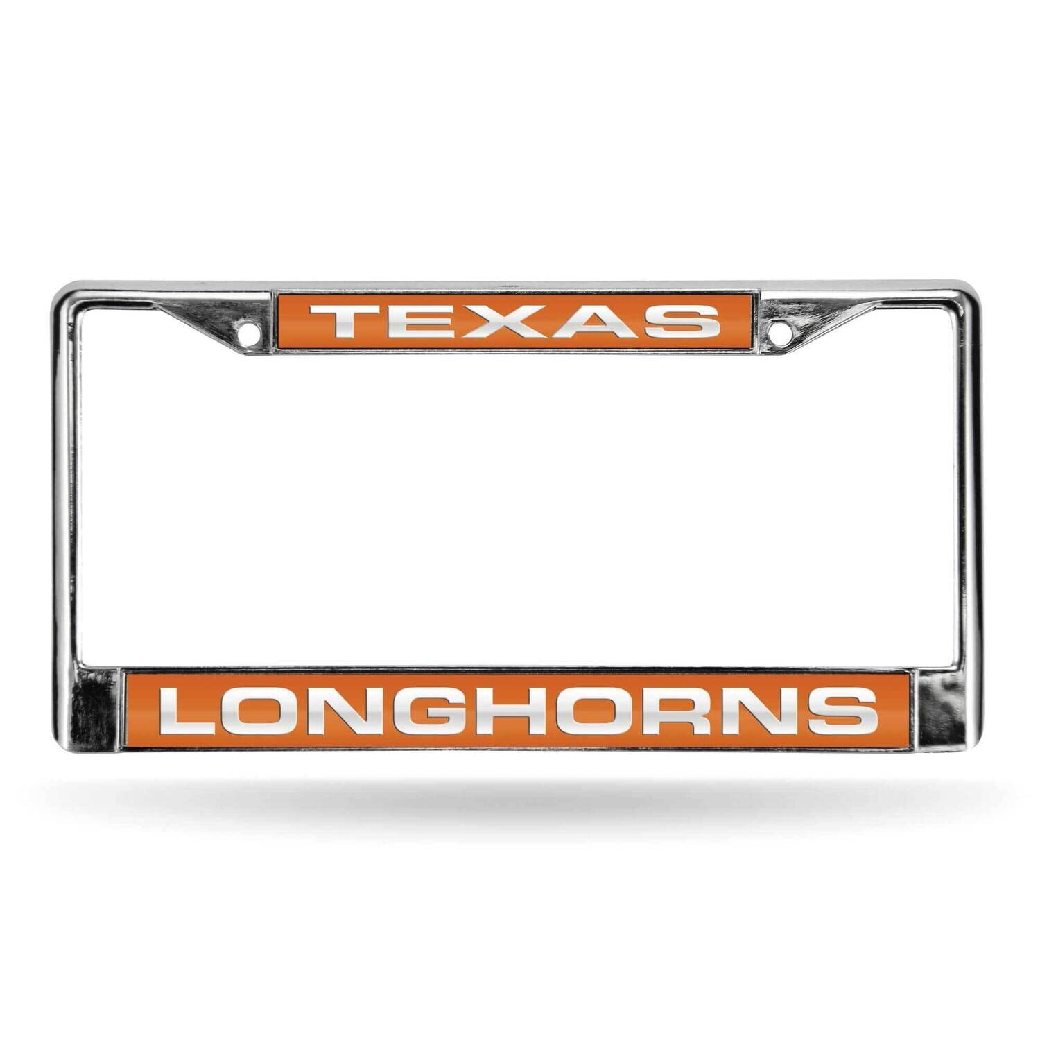 Collegiate U of Texas Orange Laser Chrome Car License Plate Frame GC7003, MPN: GC7003, 767345435897