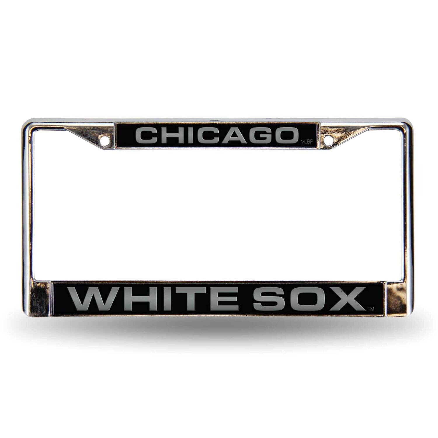 MLB Chicago White Sox Blk Laser Chrome Car License Plate Frame GC7015, MPN: GC7015, 94746402747