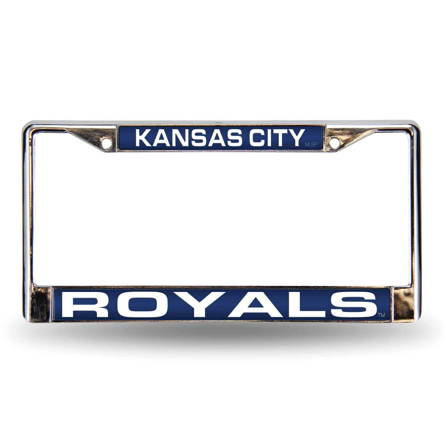 MLB Kansas City Royals Blue Laser Chrome Car License Plate Frame GC7021, MPN: GC7021, 94746402815