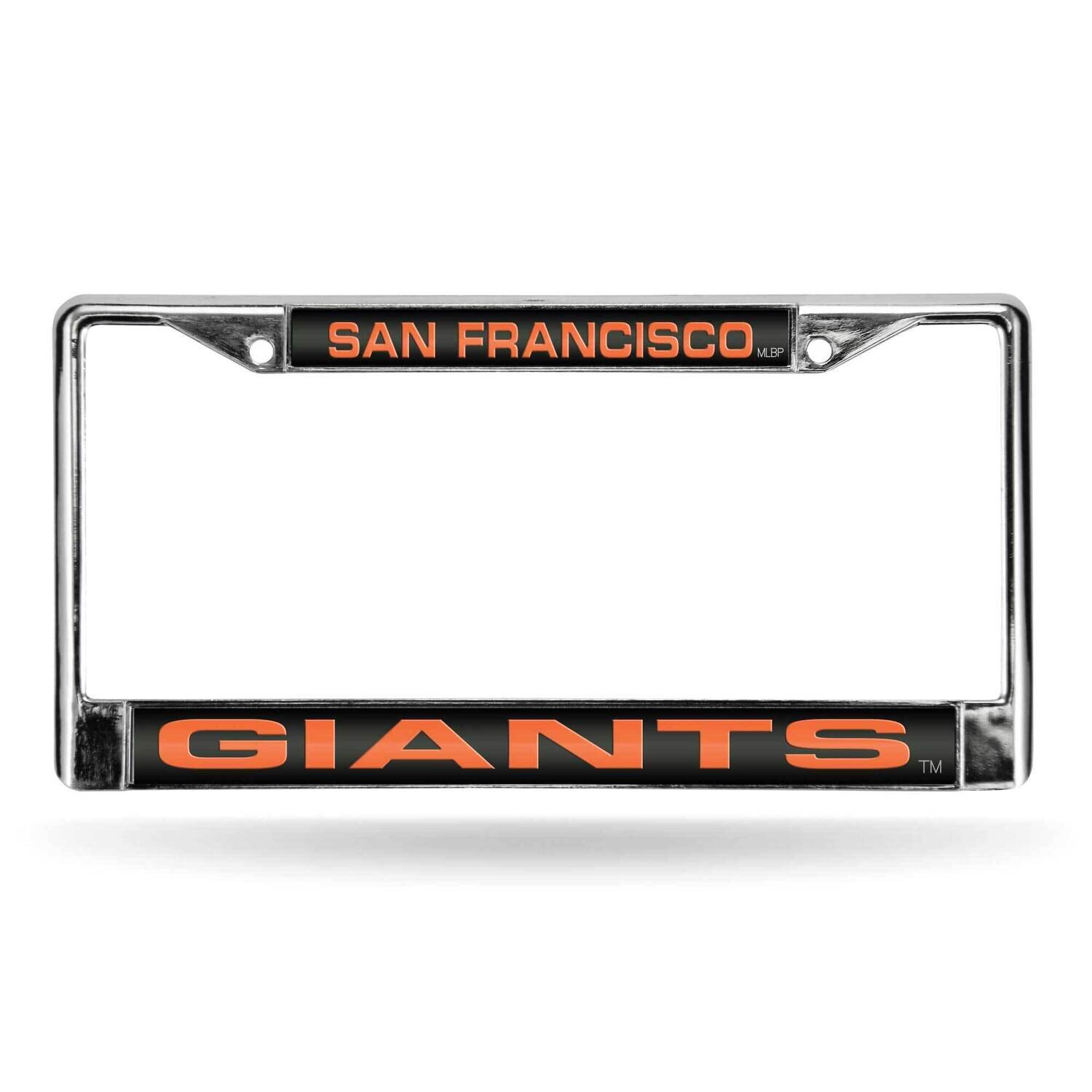 MLB San Francisco Giants Black Laser Chrome Car License Plate Frame GC7033
