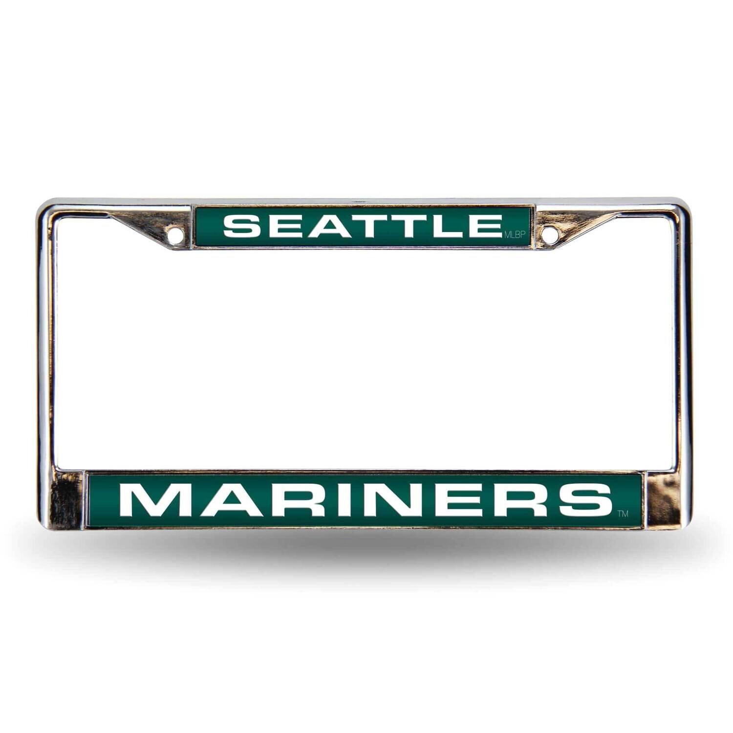 MLB Seattle Mariners Teal Laser Chrome Car License Plate Frame GC7034, MPN: GC7034, 94746402938