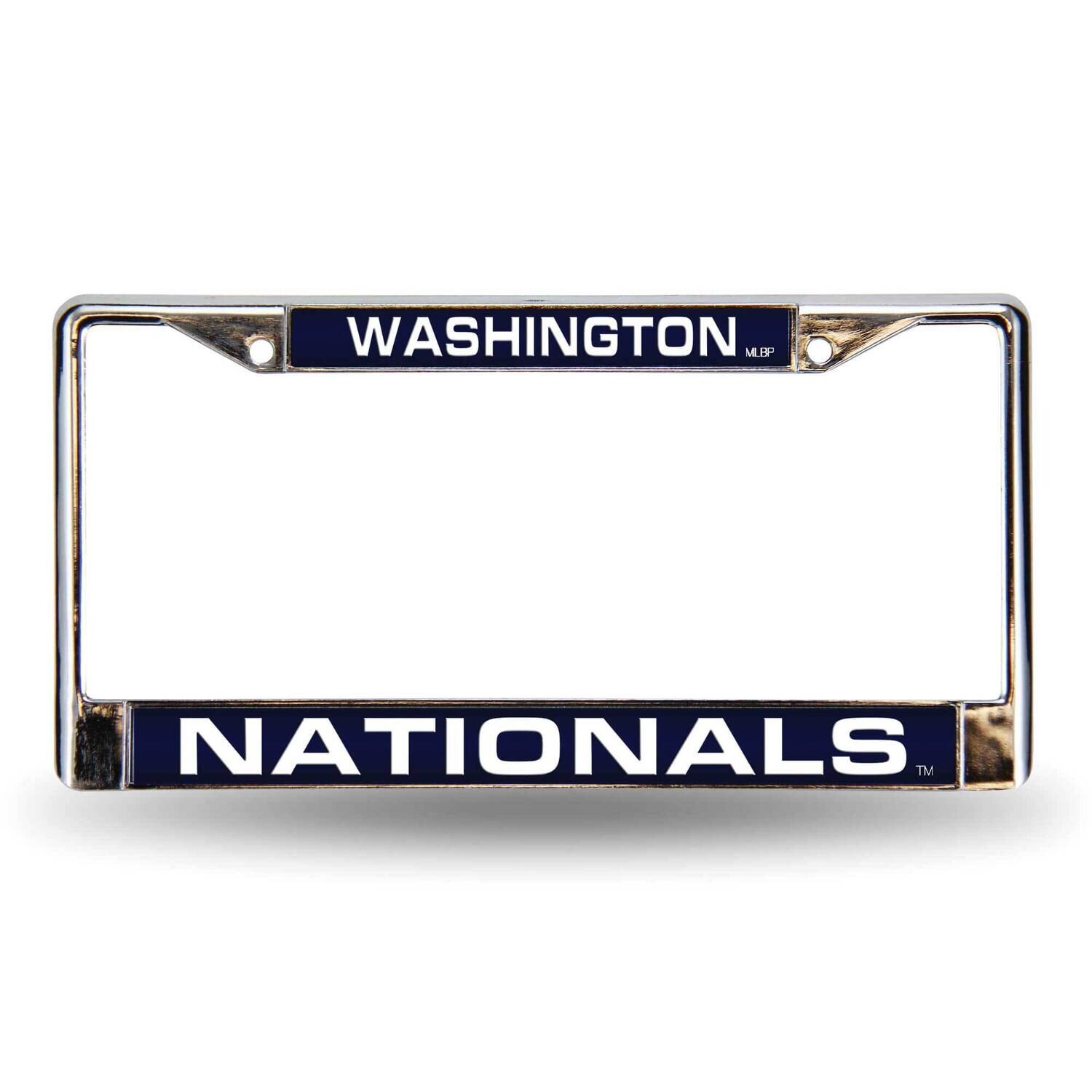 MLB Washington Nationals Blue Laser Chrome Car License Plate Frame GC7039, MPN: GC7039, 94746402853