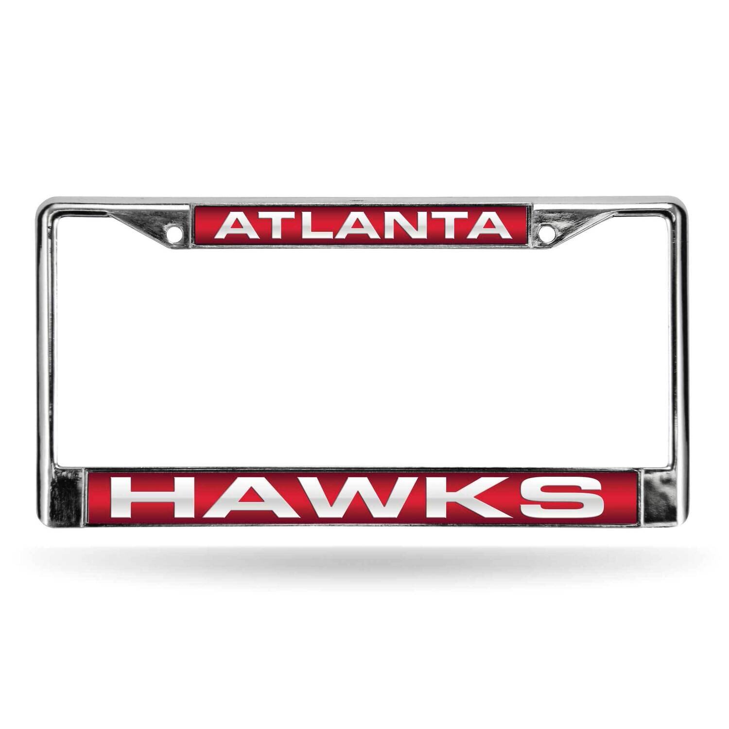 NBA Atlanta Hawks Laser Chrome Car License Plate Frame GC7040