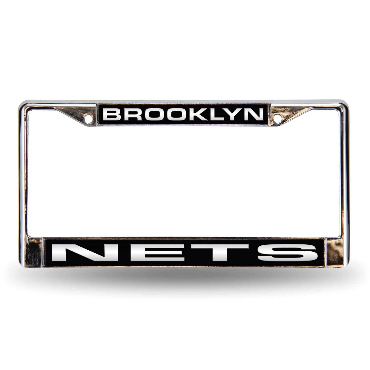 NBA Brooklyn Nets Laser Chrome Car License Plate Frame GC7042