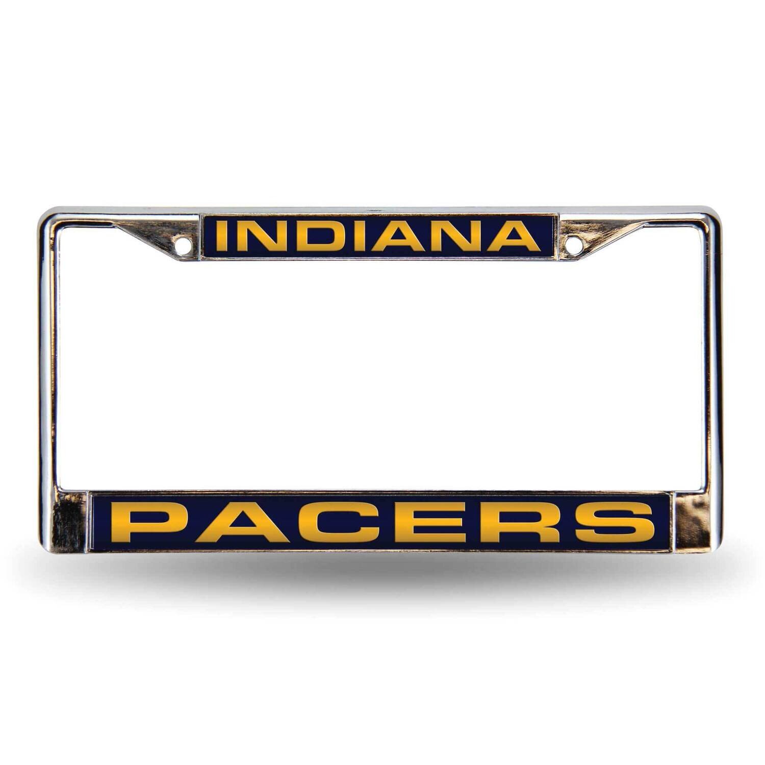 NBA Indiana Pacers Blue Laser Chrome Car License Plate Frame GC7051