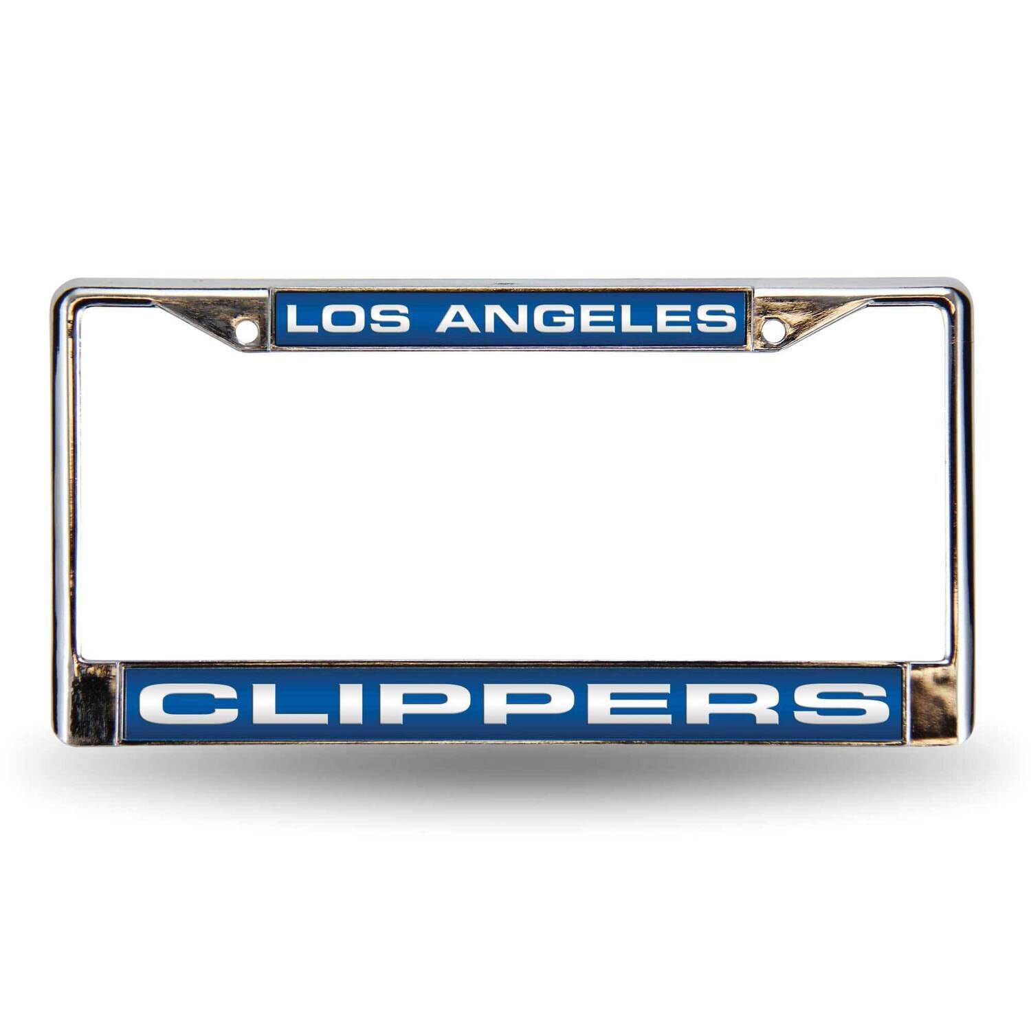 NBA LA Clippers Blue Laser Chrome Car License Plate Frame GC7052