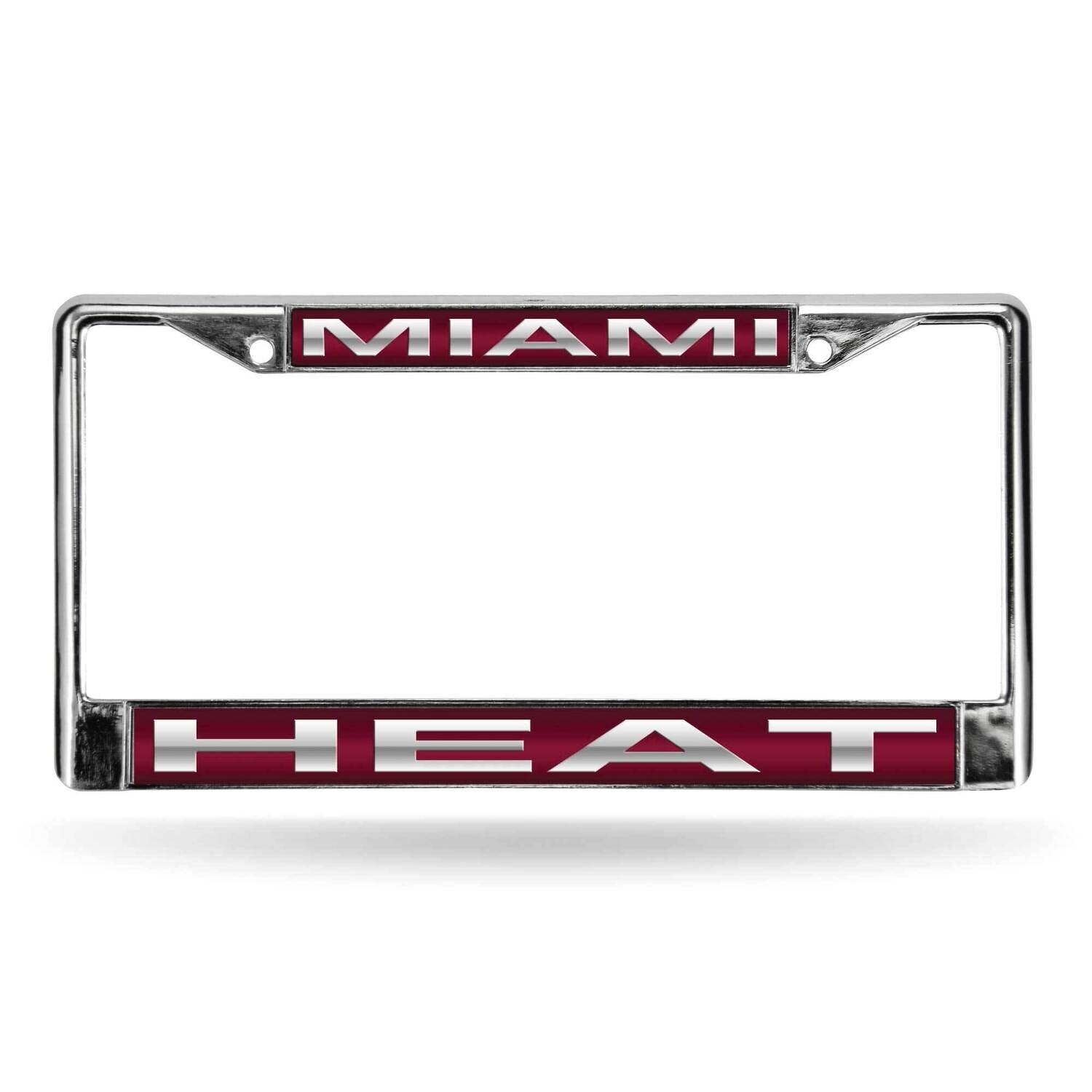 NBA Miami Heat Red Laser Chrome Car License Plate Frame GC7055, MPN: GC7055, 94746403416