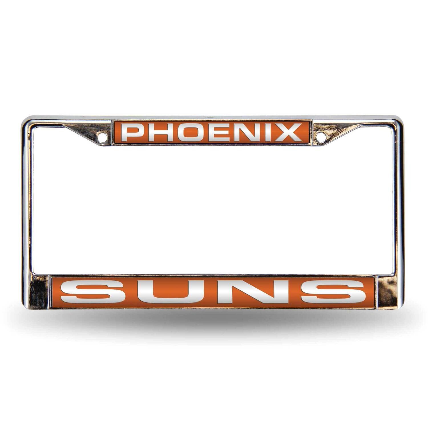 NBA Phoenix Suns Orange Laser Chrome Car License Plate Frame GC7063