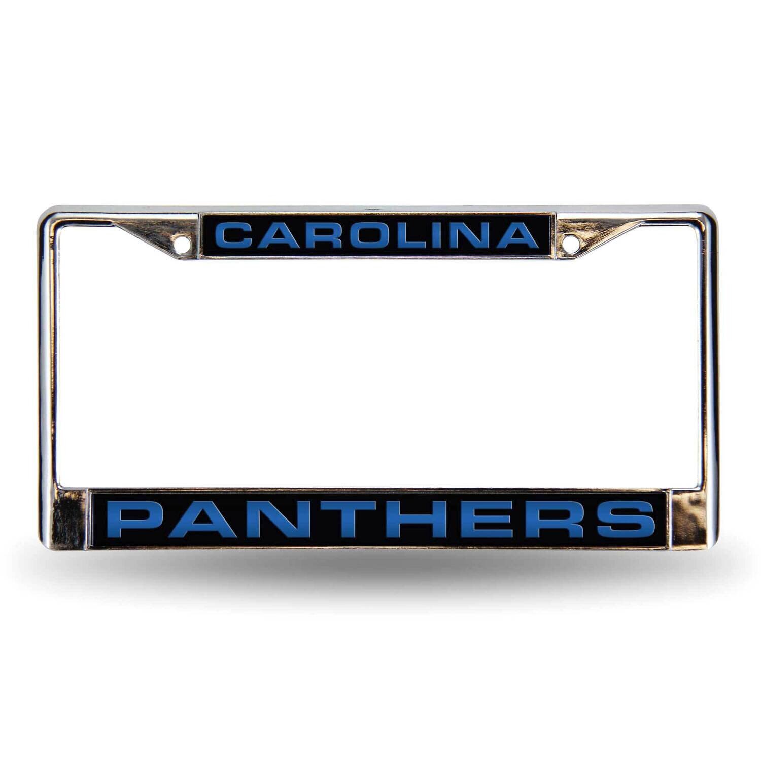 NFL Carolina Panthers Black Laser Chrome Car License Plate Frame GC7074, MPN: GC7074, 94746402419