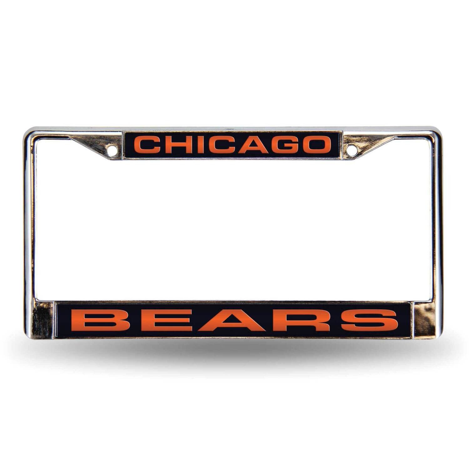 NFL Chicago Bears Blue Laser Chrome Car License Plate Frame GC7075