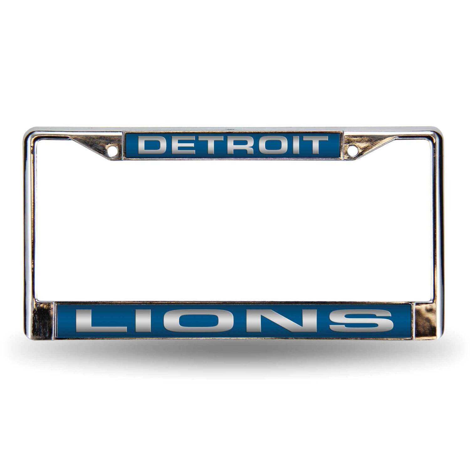 NFL Detroit Lions Blue Laser Chrome Car License Plate Frame GC7080, MPN: GC7080, 94746402471