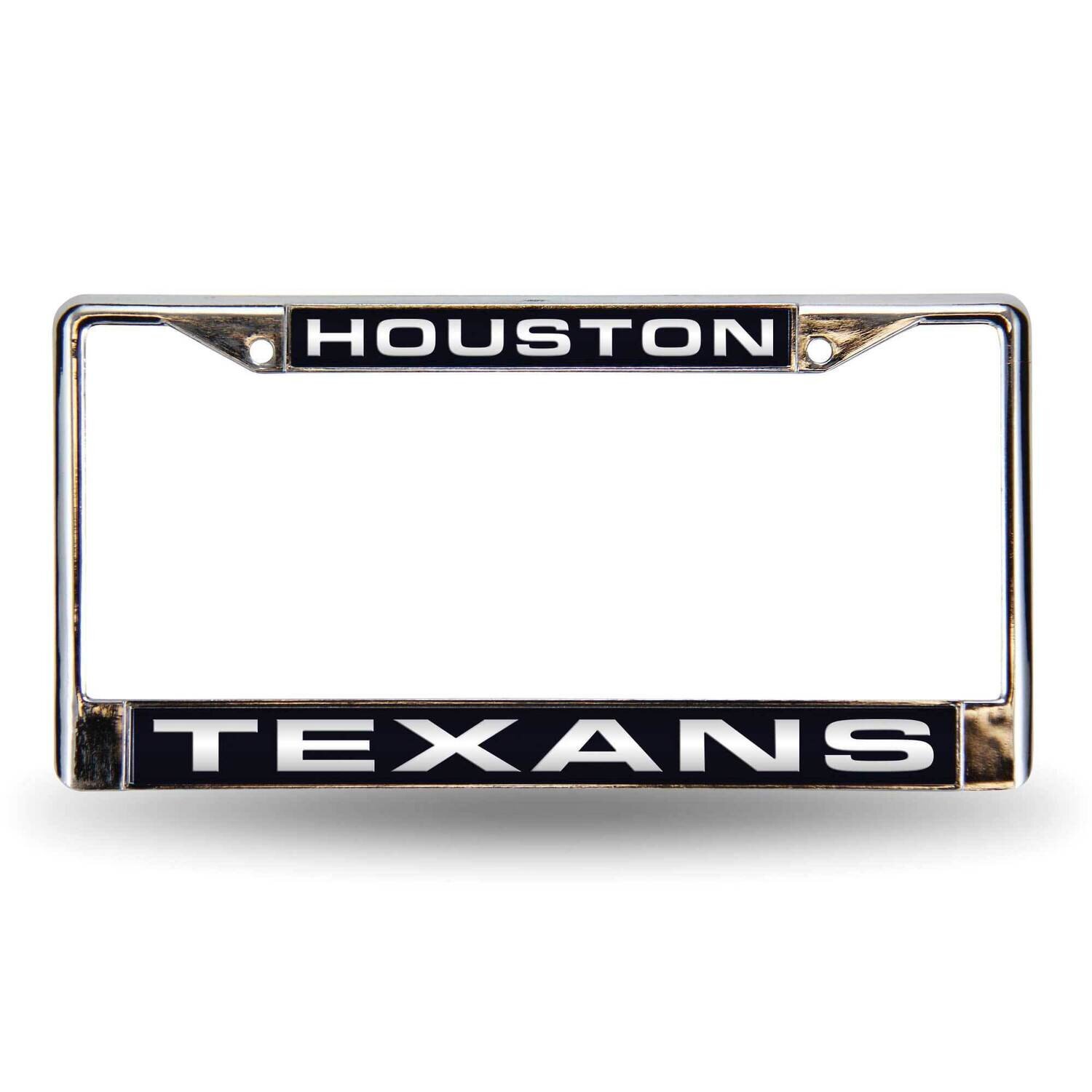 NFL Houston Texans Blue Laser Chrome Car License Plate Frame GC7082, MPN: GC7082, 94746402679