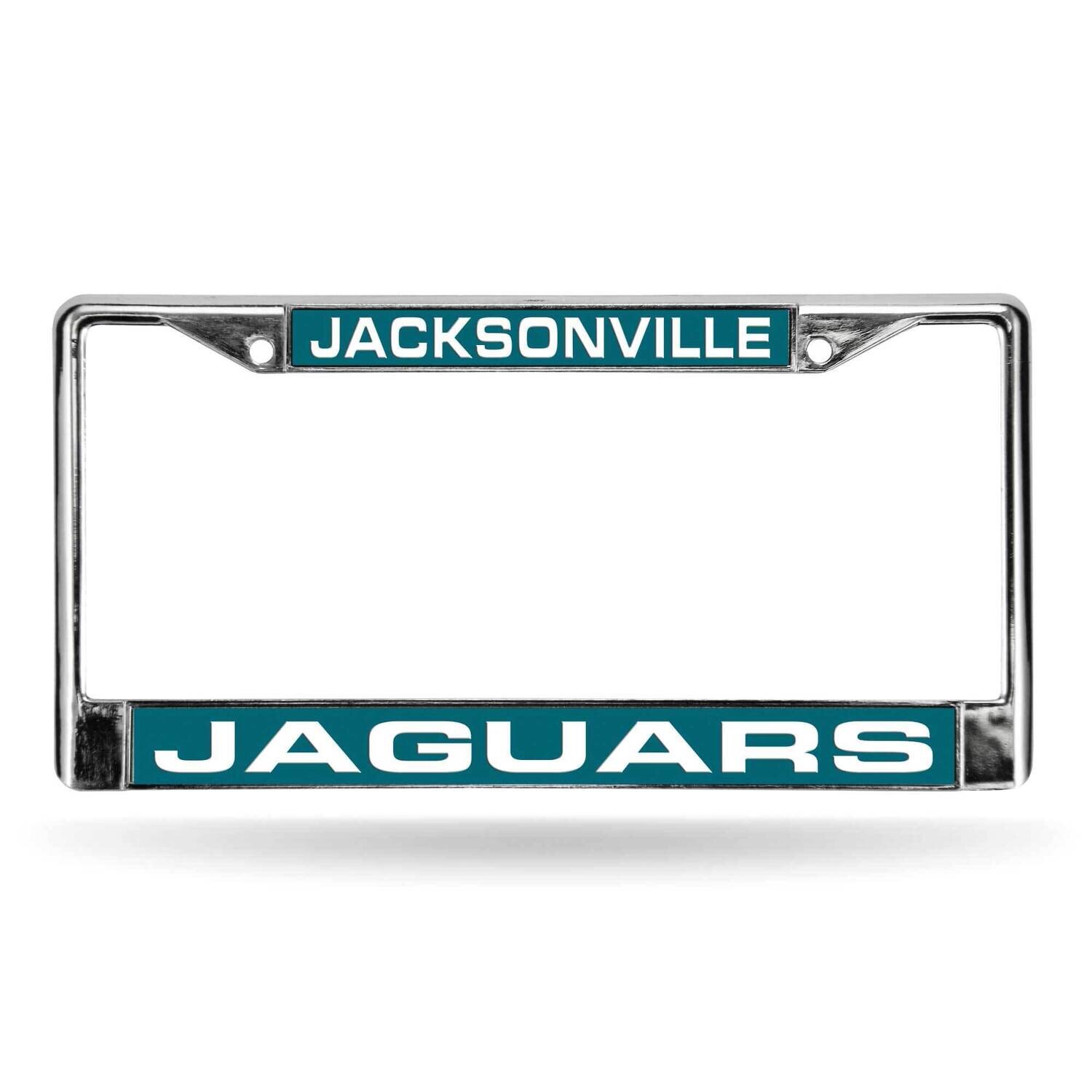 NFL Jacksonville Jaguars Laser Chrome Car License Plate Frame GC7084