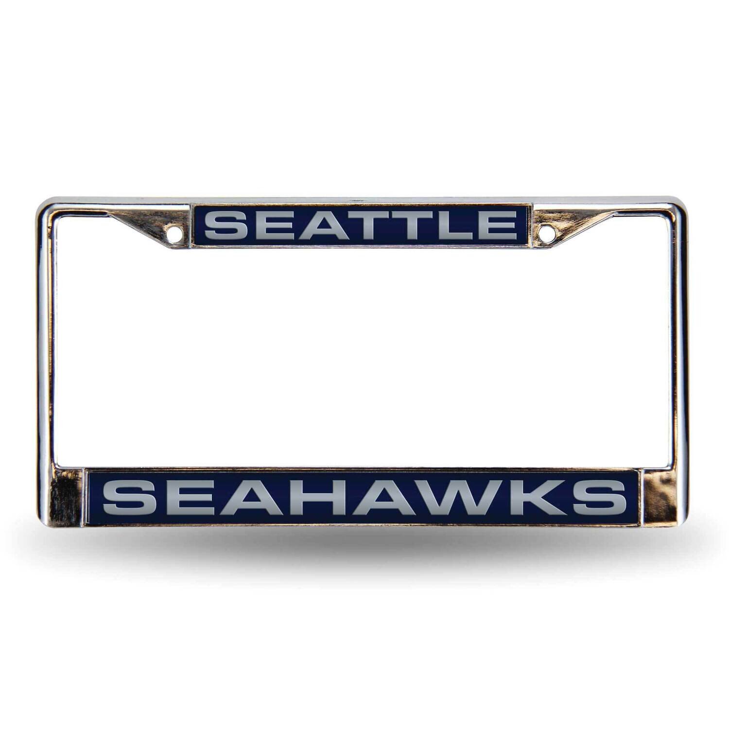NFL Seattle Seahawks Laser Chrome Car License Plate Frame GC7097