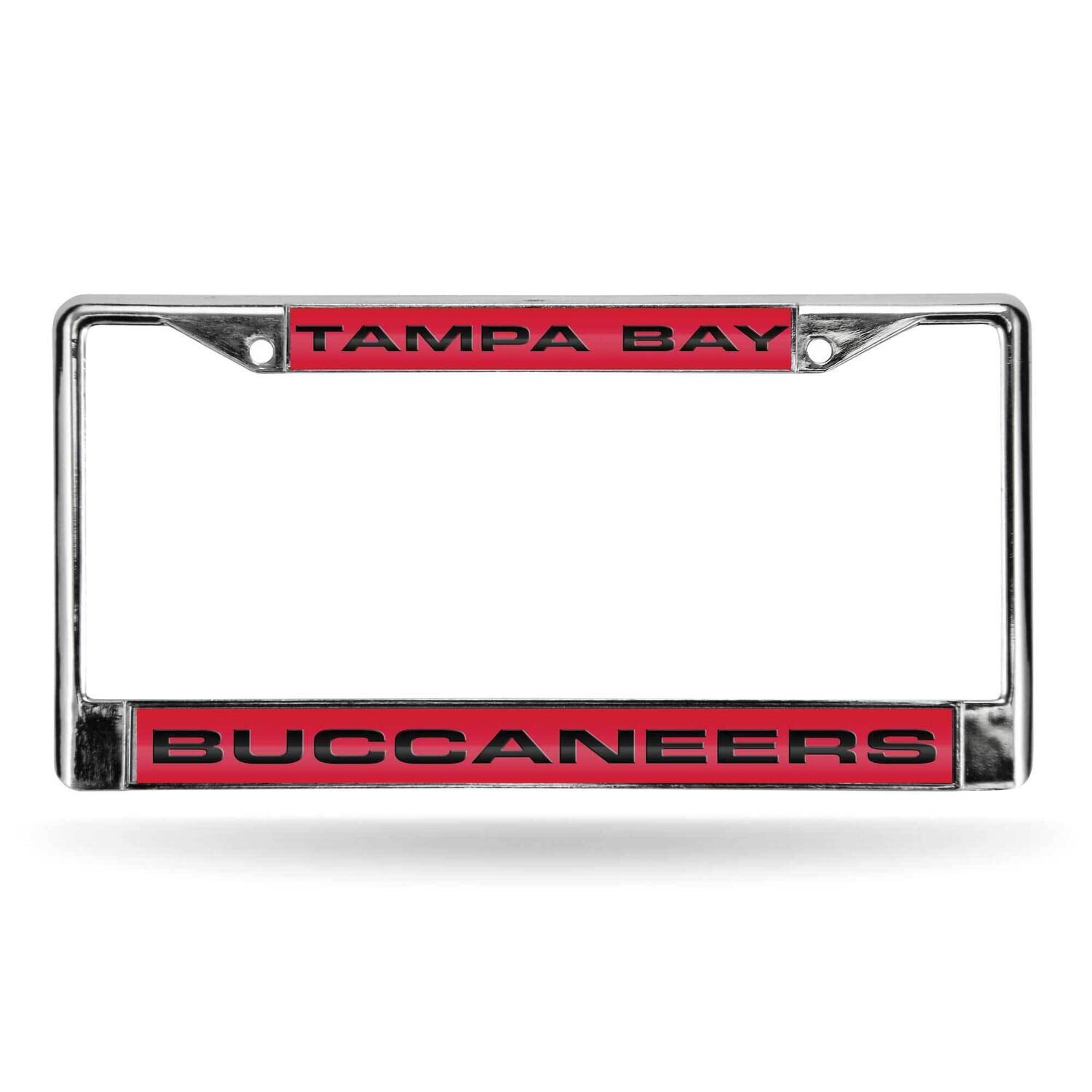 NFL Tampa Bay Buccaneers Laser Chrome Car License Plate Frame GC7098, MPN: GC7098, 94746402648