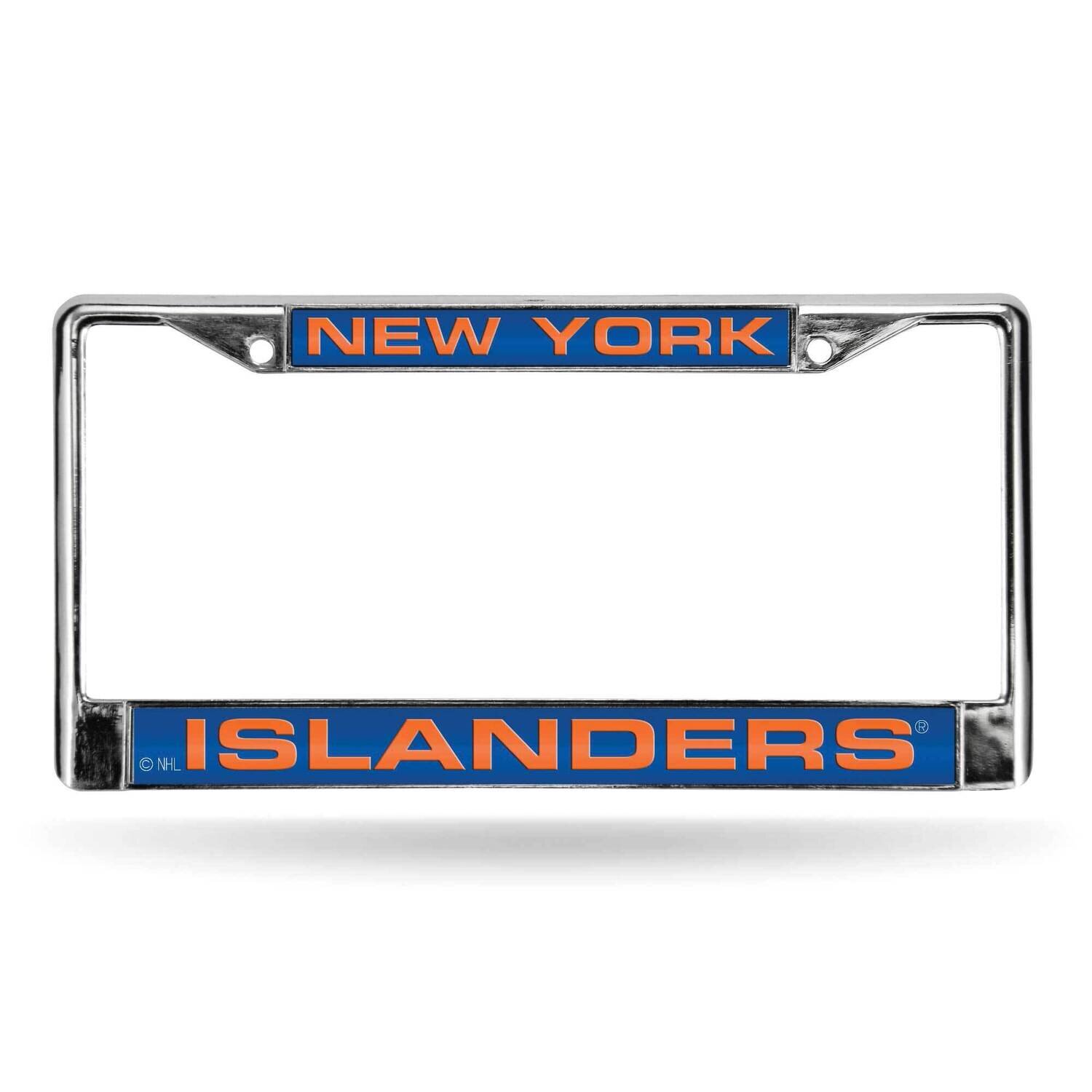 NHL New York Islanders Laser Chrome Car License Plate Frame GC7119, MPN: GC7119, 94746403164
