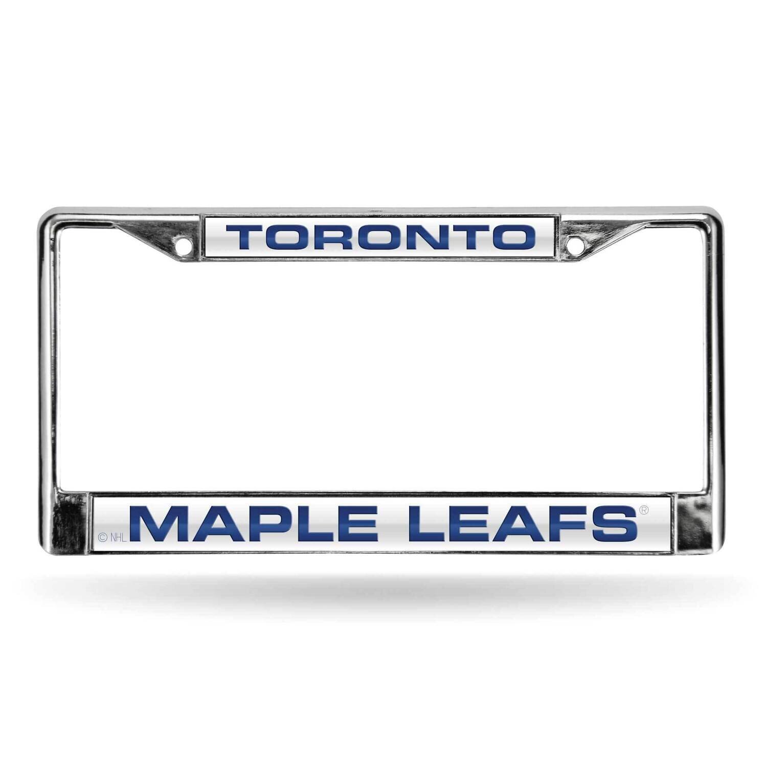 NHL Toronto Maple Leafs Chrome Car License Plate Frame-White with Royal Blue GC7127, MPN: GC7127, 7…