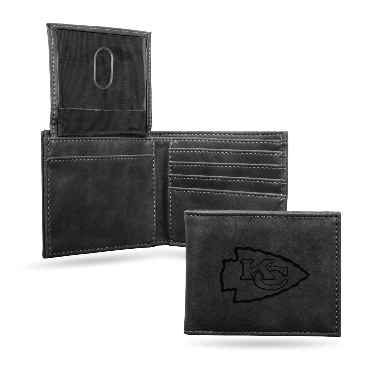 NFL LA Chargers Black Faux Leather Bi-fold Wallet GC7284, MPN: GC7284, 767345880802