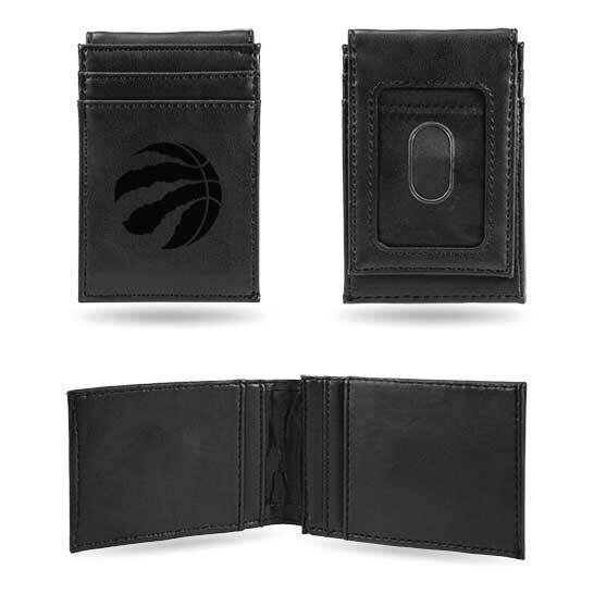 NBA Toronto Raptors Black Faux Leather Front Pocket Wallet GC7492, MPN: GC7492, 767345895455