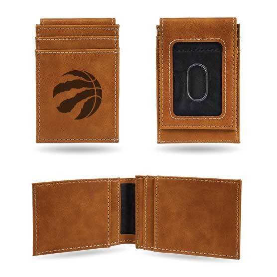 NBA Toronto Raptors Brown Faux Leather Front Pocket Wallet GC7493, MPN: GC7493, 767345895158