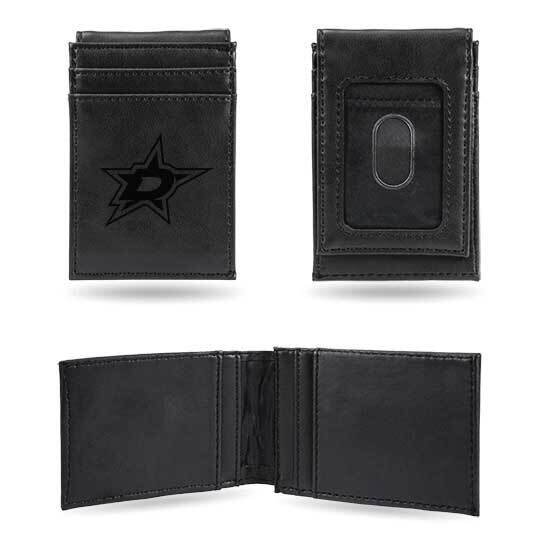 NHL Dallas Stars Black Faux Leather Front Pocket Wallet GC7580, MPN: GC7580, 767345896568