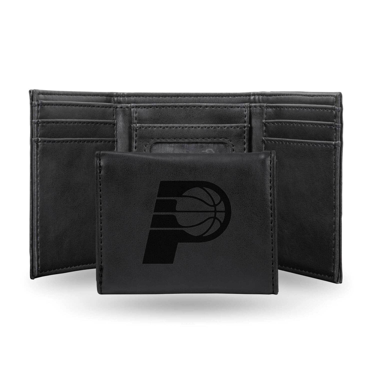 NBA Indiana Pacers Black Faux Leather Trifold Wallet GC7706, MPN: GC7706, 767345899163