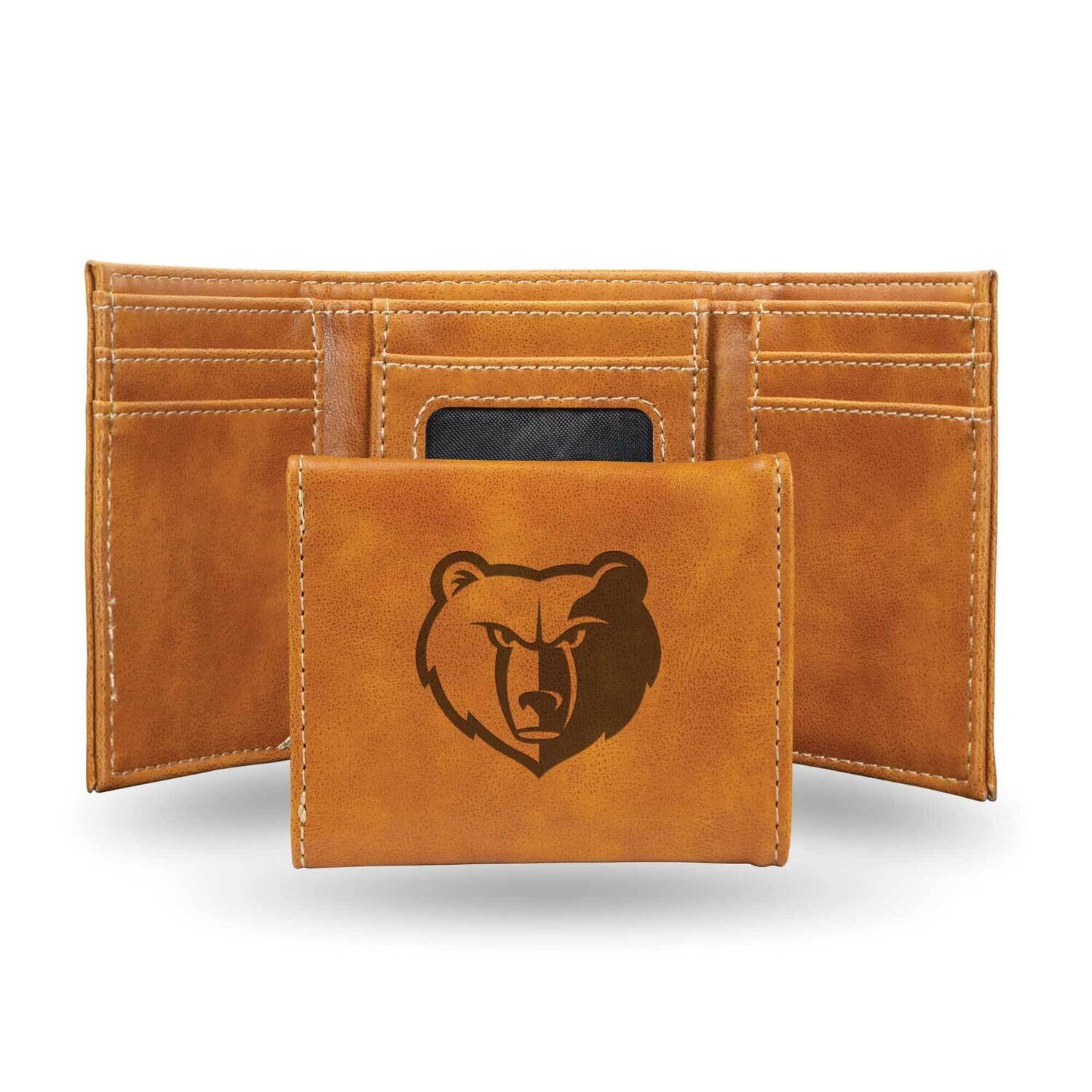 NBA Memphis Grizzlies Brown Faux Leather Trifold Wallet GC7713, MPN: GC7713, 767345899378