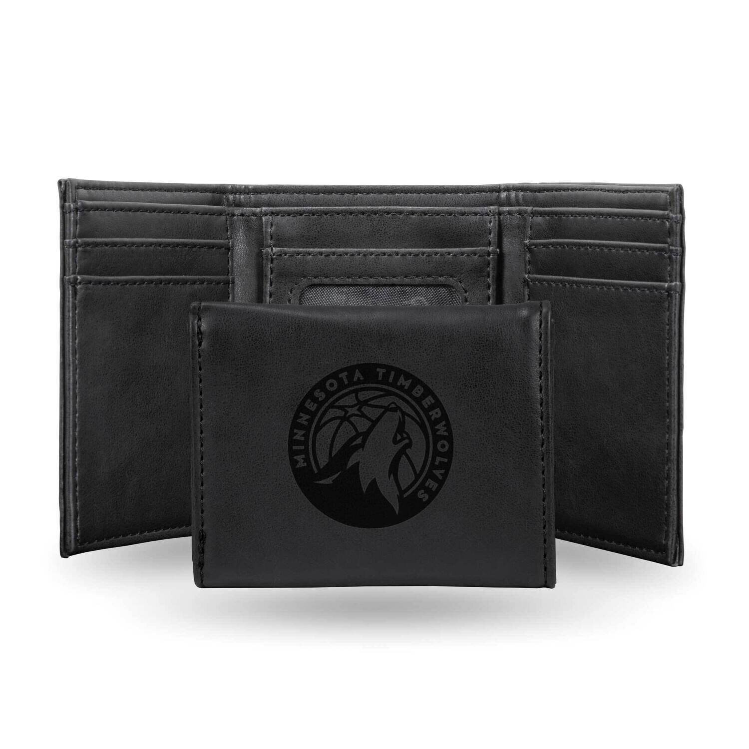NBA Minn. Timberwolves Black Faux Leather Trifold Wallet GC7718, MPN: GC7718, 767345899286