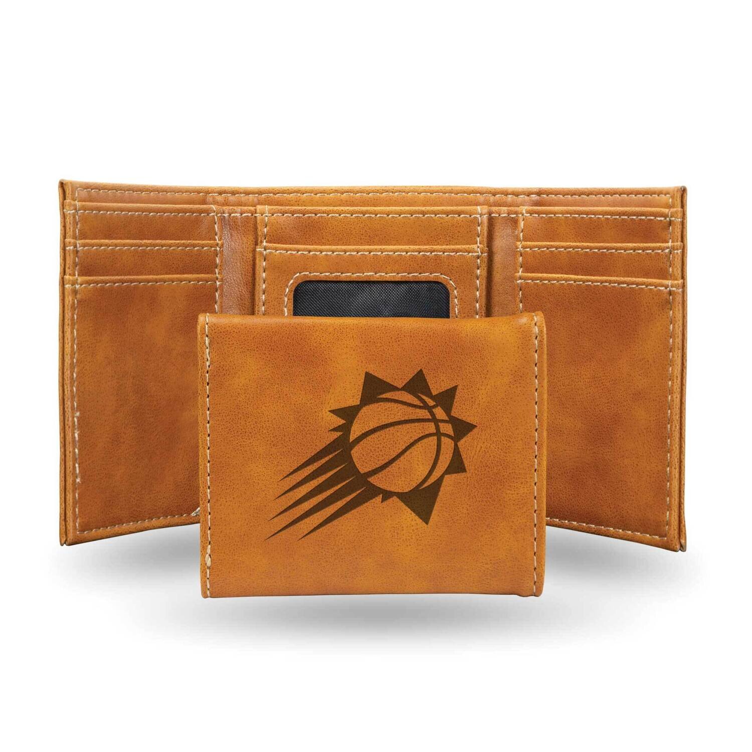 NBA Phoenix Suns Brown Faux Leather Trifold Wallet GC7731, MPN: GC7731, 767345899279