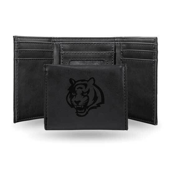 NFL Cincinnati Bengals Black Faux Leather Trifold Wallet GC7756, MPN: GC7756, 767345899781