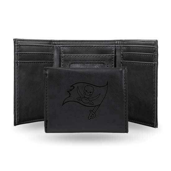 NFL Tampa Bay Buccaneers Black Faux Leather Trifold Wallet GC7802, MPN: GC7802, 767345899613