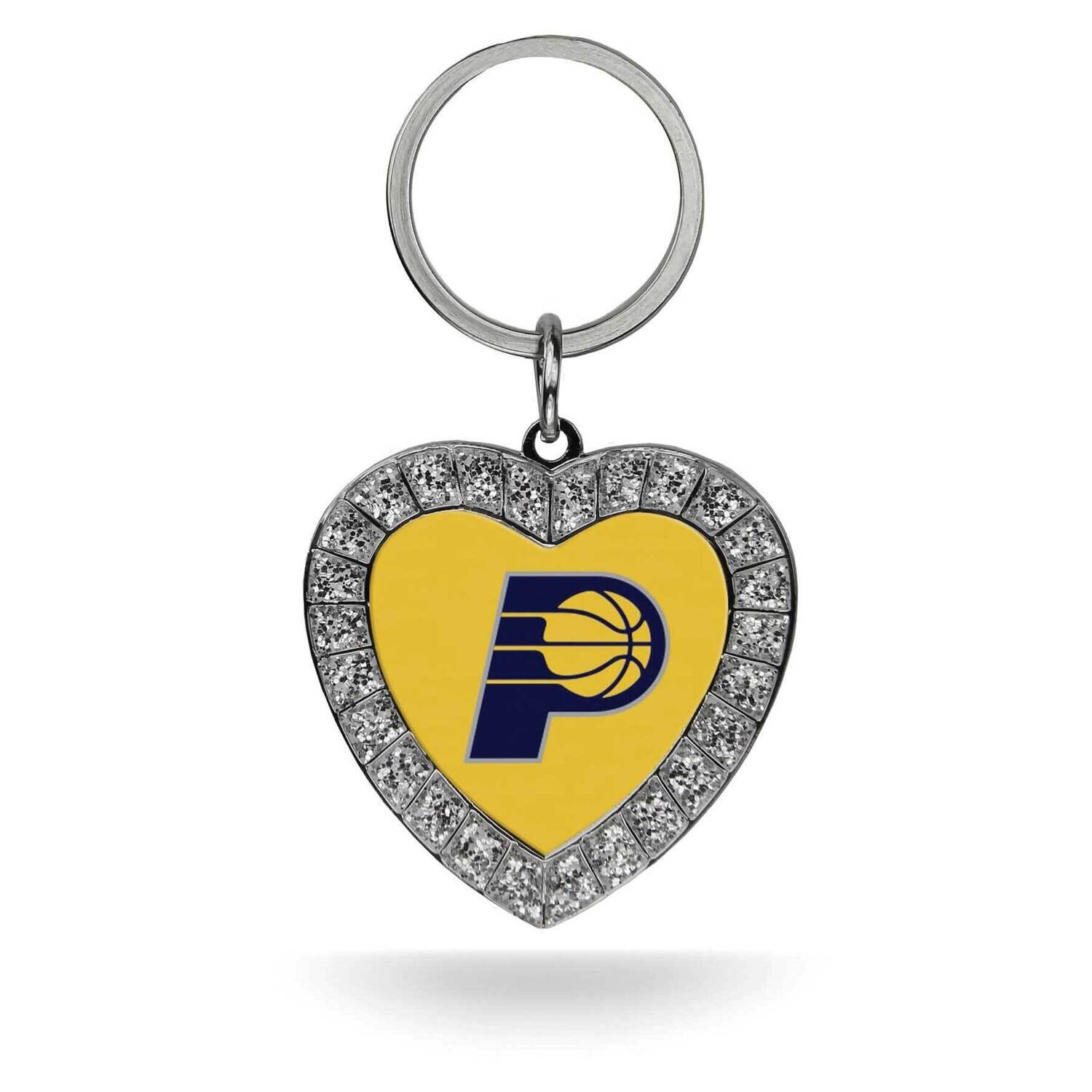NBA Indiana Pacers Rhinestone Heart Key Ring GC7911