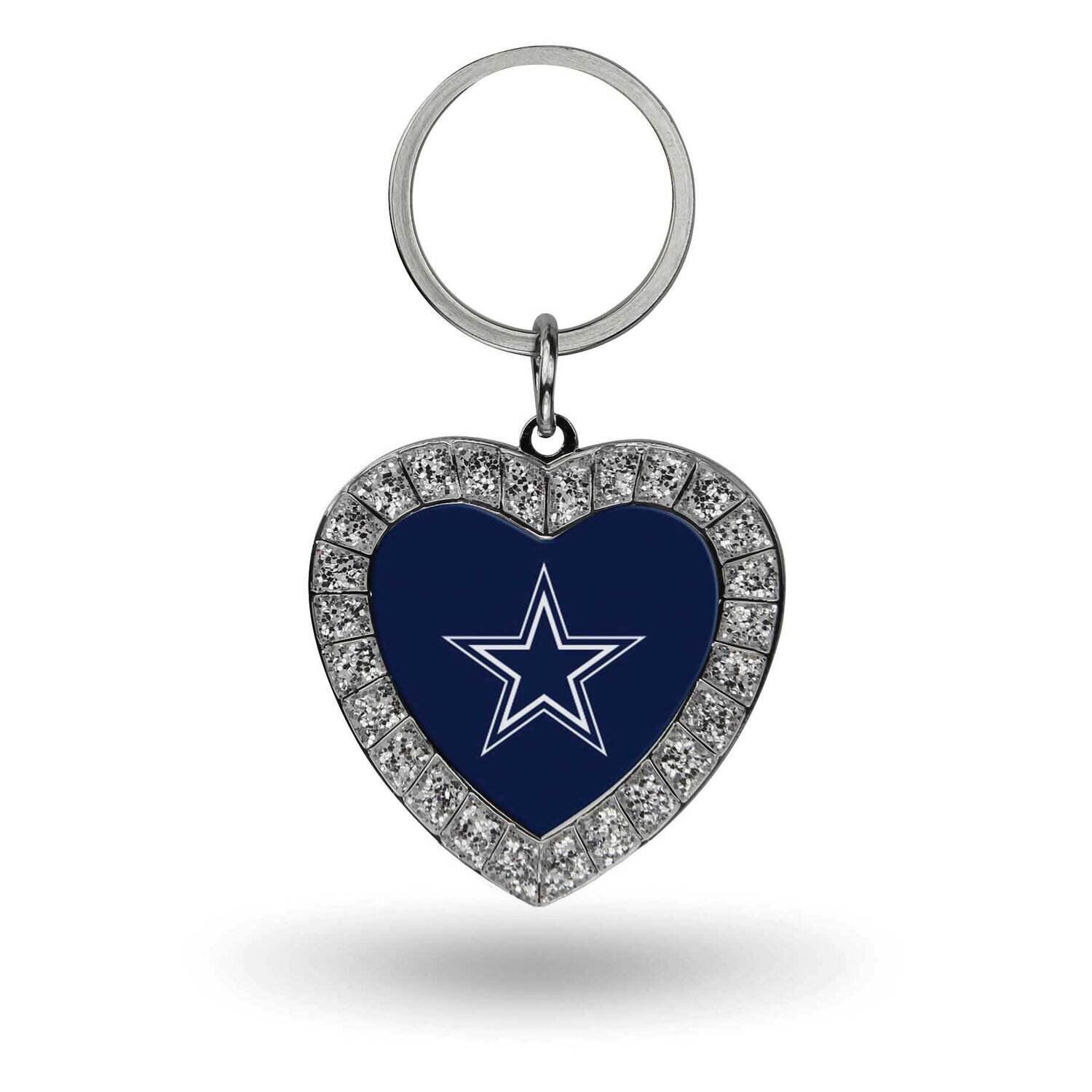 NFL Dallas Cowboys Rhinestone Heart Key Ring GC7938, MPN: GC7938, 94746940188