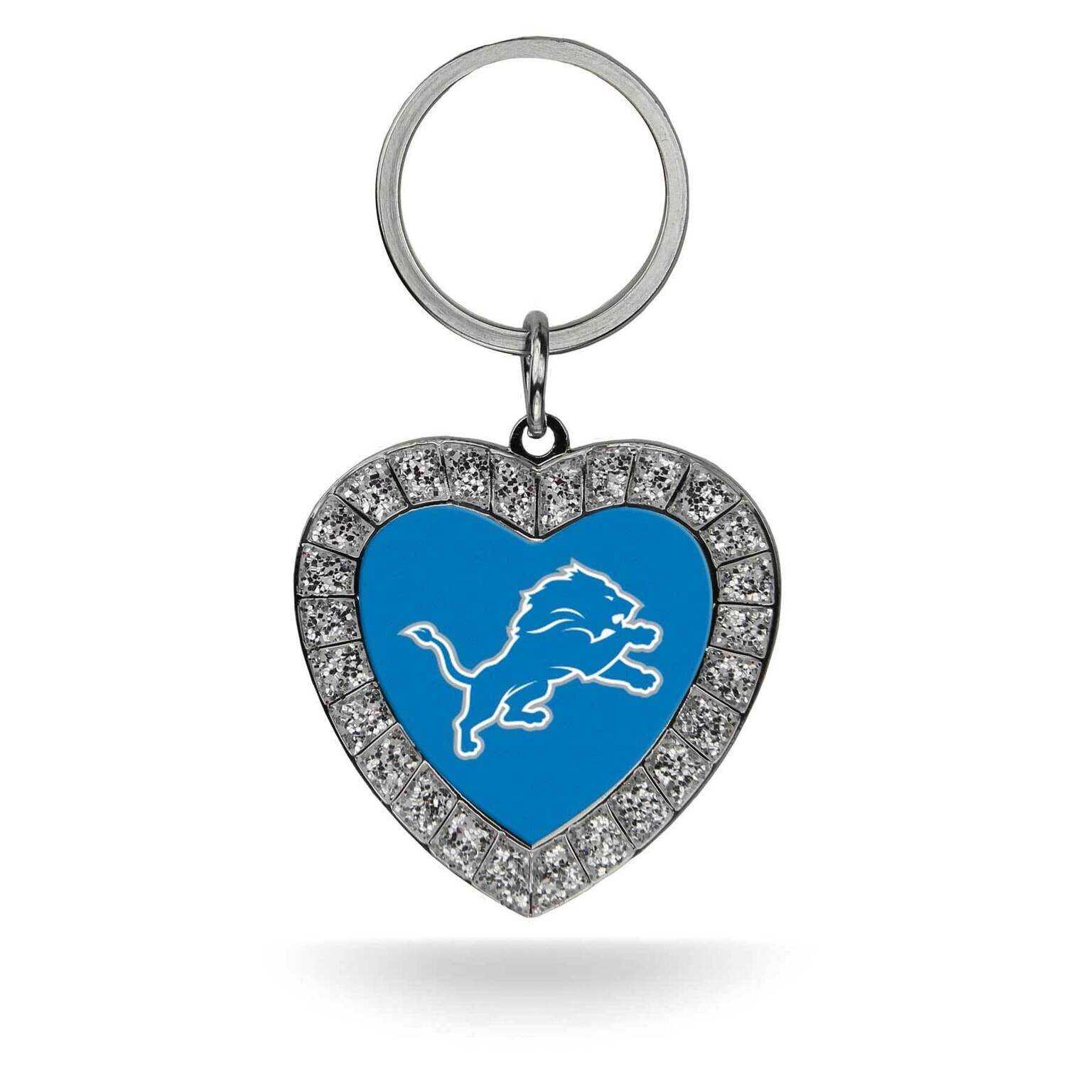 NFL Detroit Lions Rhinestone Heart Key Chain GC7940, MPN: GC7940, 767345349330