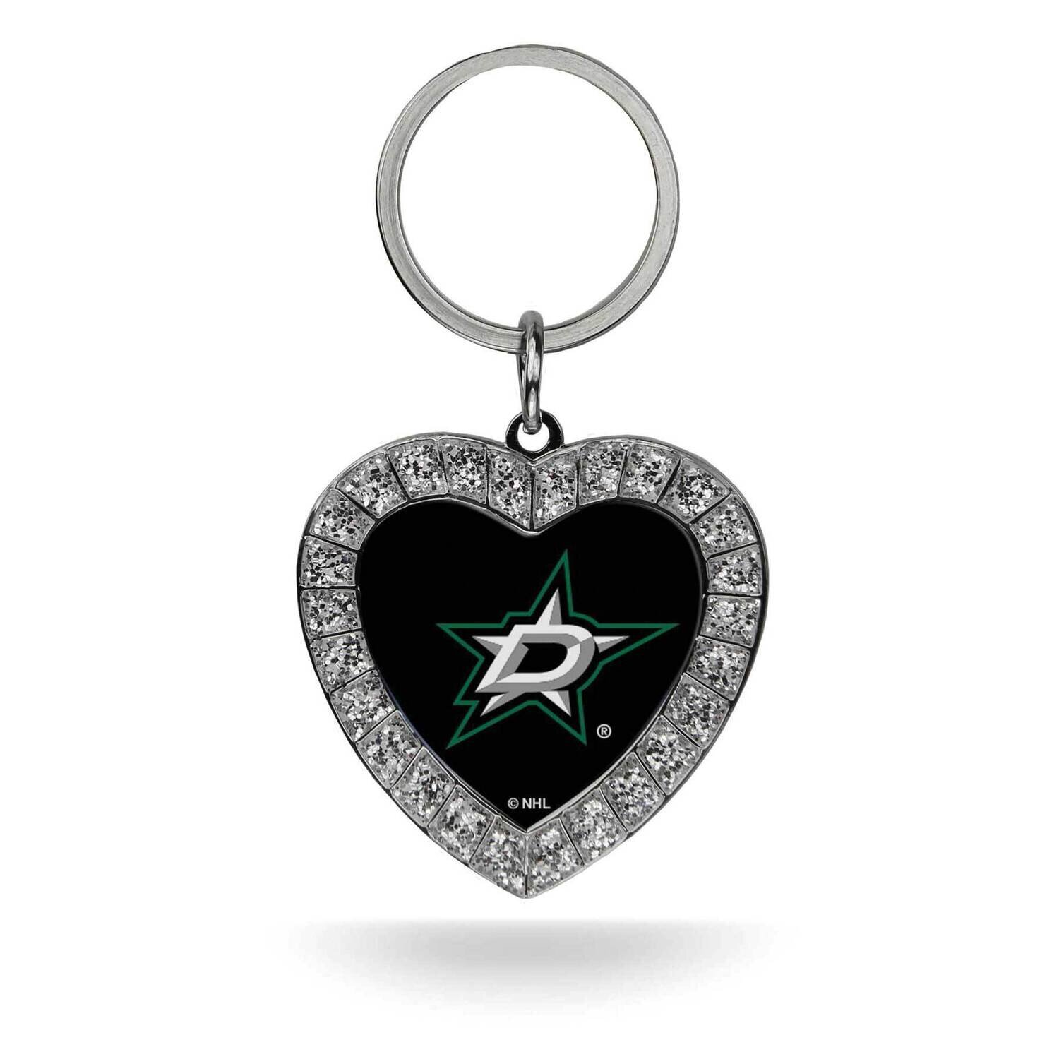 NHL Dallas Stars Rhinestone Heart Key Ring GC7971