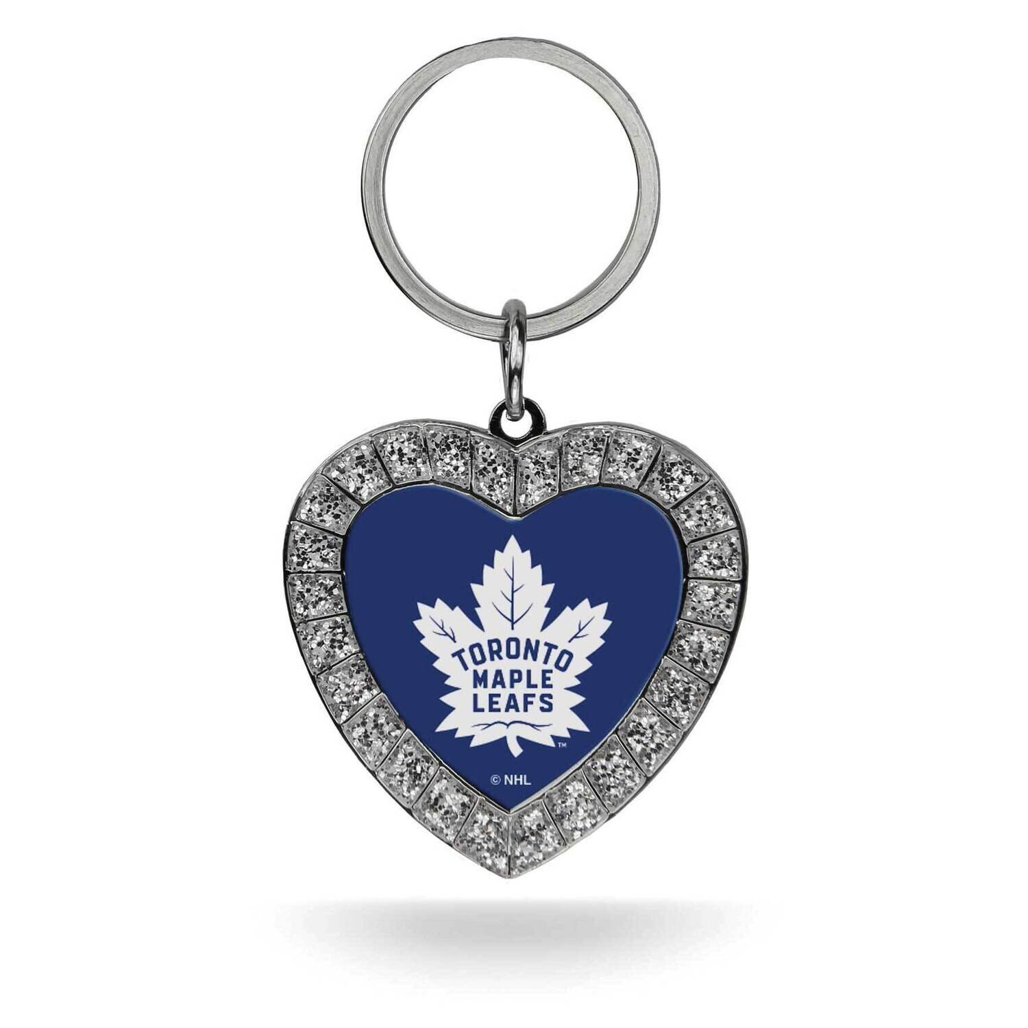 NHL Toronto Maple Leafs Rhinestone Heart Key Ring GC7985, MPN: GC7985, 94746940522
