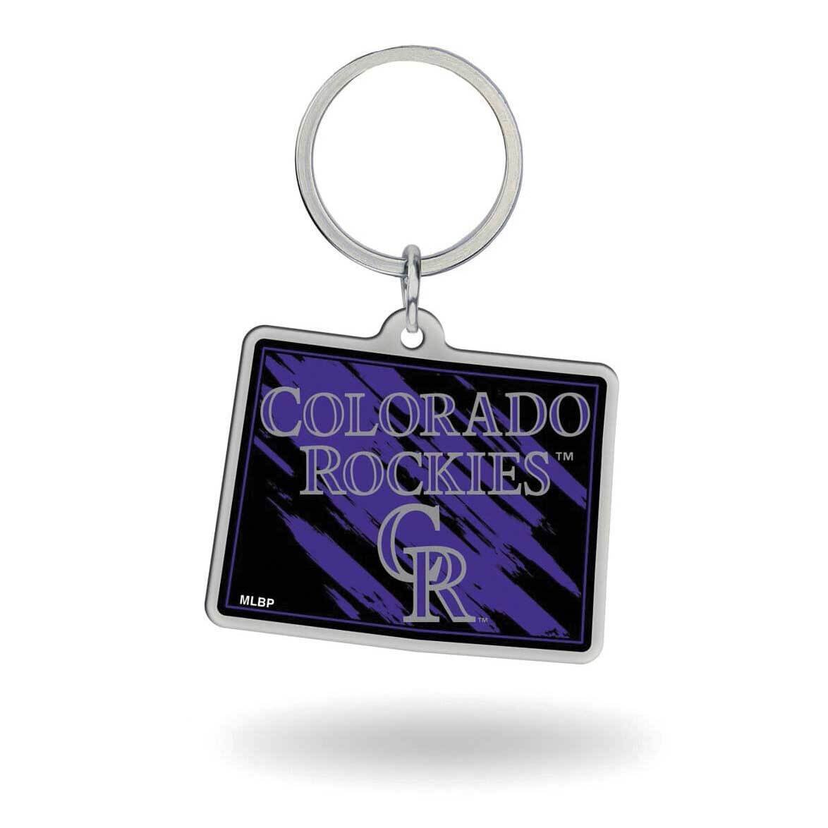 MLB Colorado Rockies-Colorado State Shaped Key Ring GC7997, MPN: GC7997, 767345747143