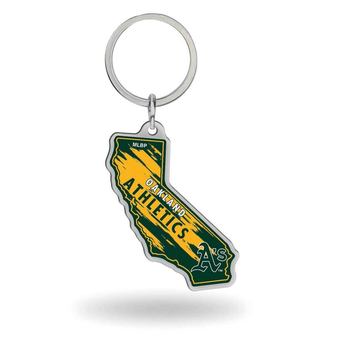 MLB Oakland Athletics-California State Shaped Key Ring GC8007, MPN: GC8007, 767345746993