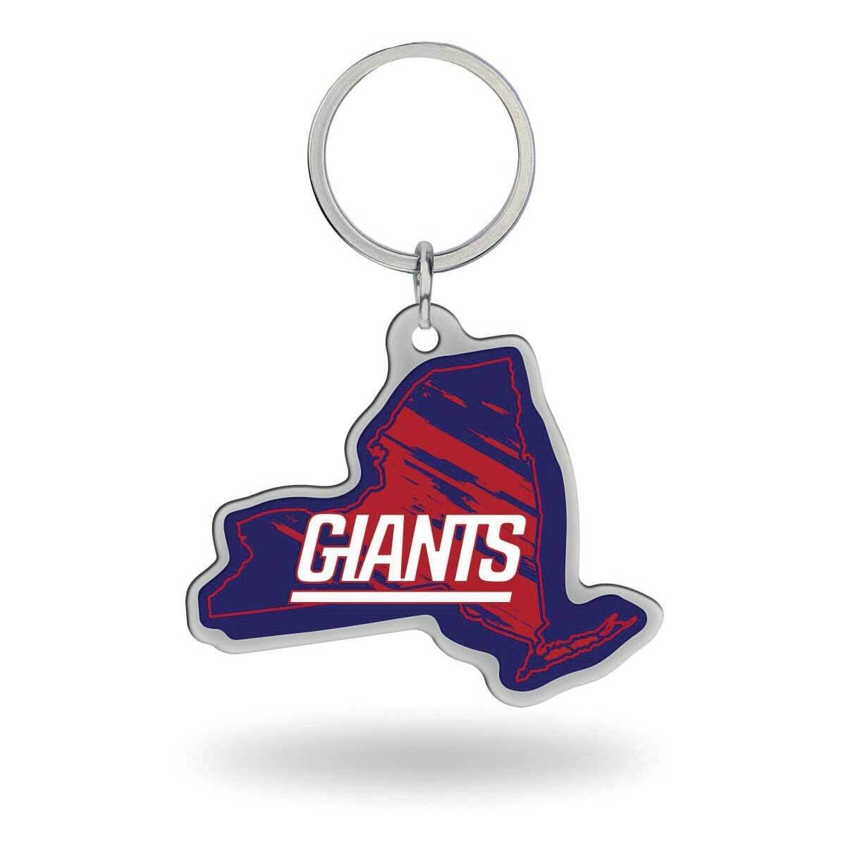NFL New York Giants-New York State Shaped Key Ring GC8054, MPN: GC8054, 767345747648